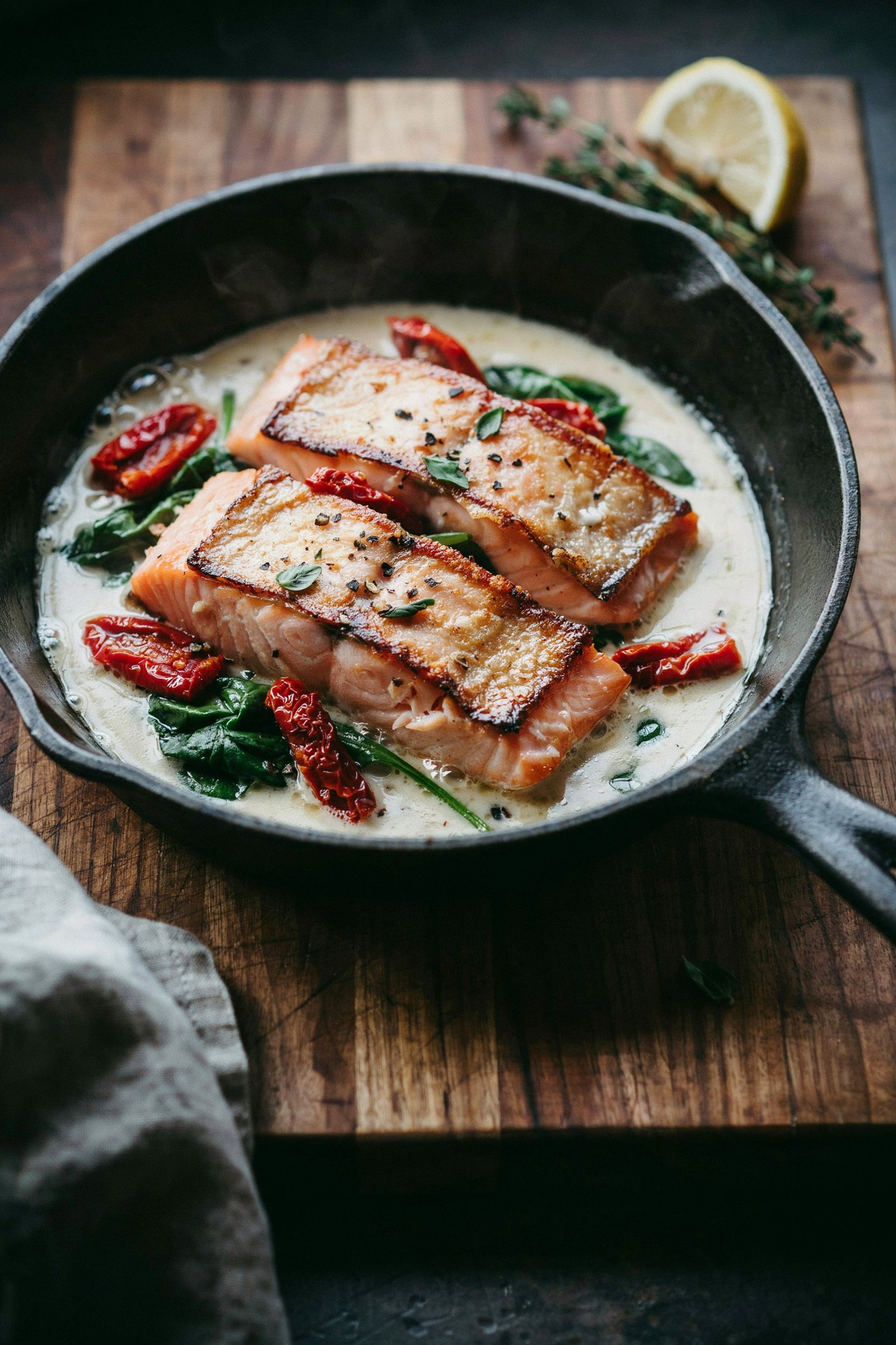 Creamy Tuscan Salmon