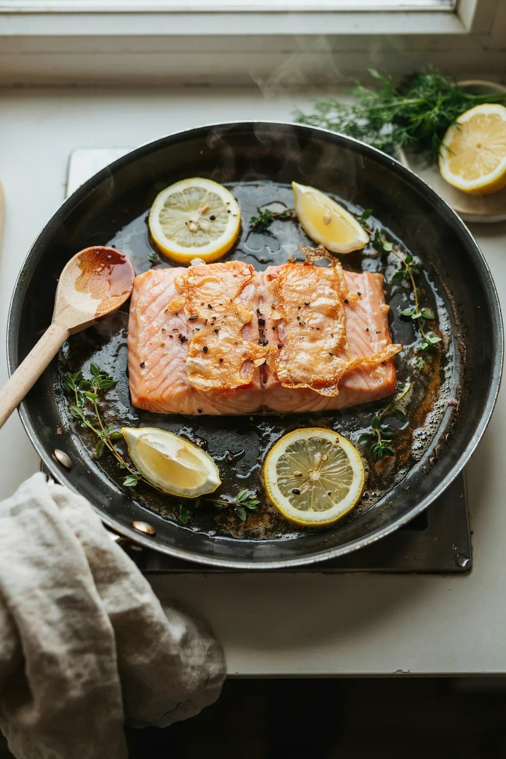 Lemon Butter Salmon Fillets