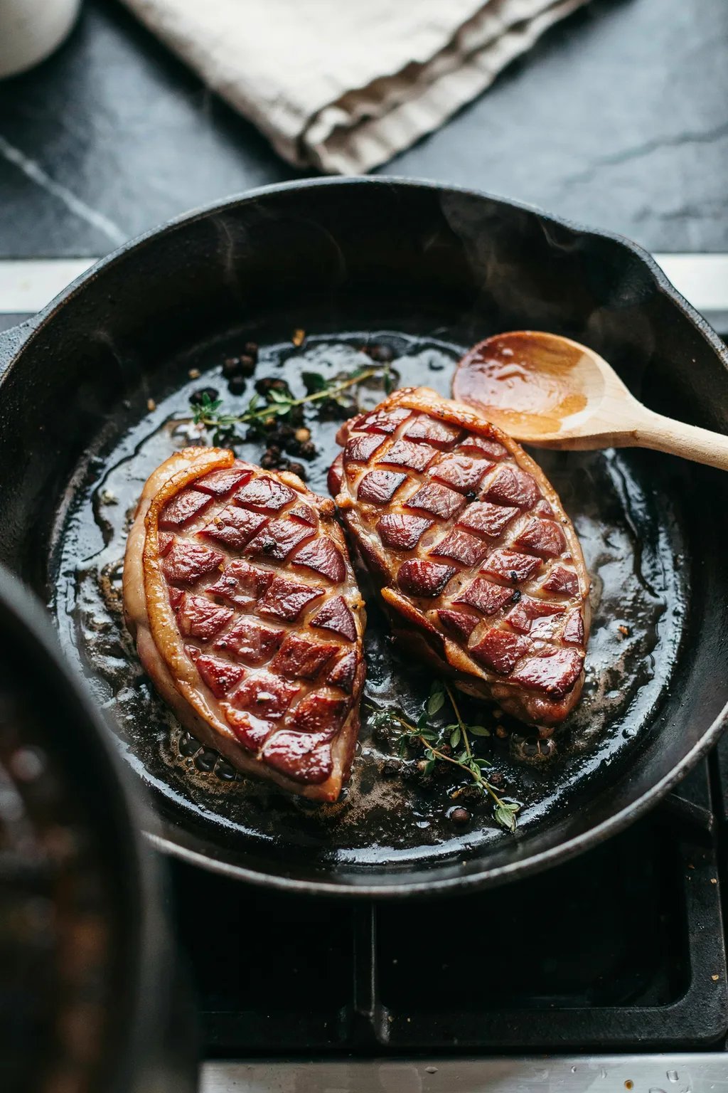 Crispy Duck Breast Skillet