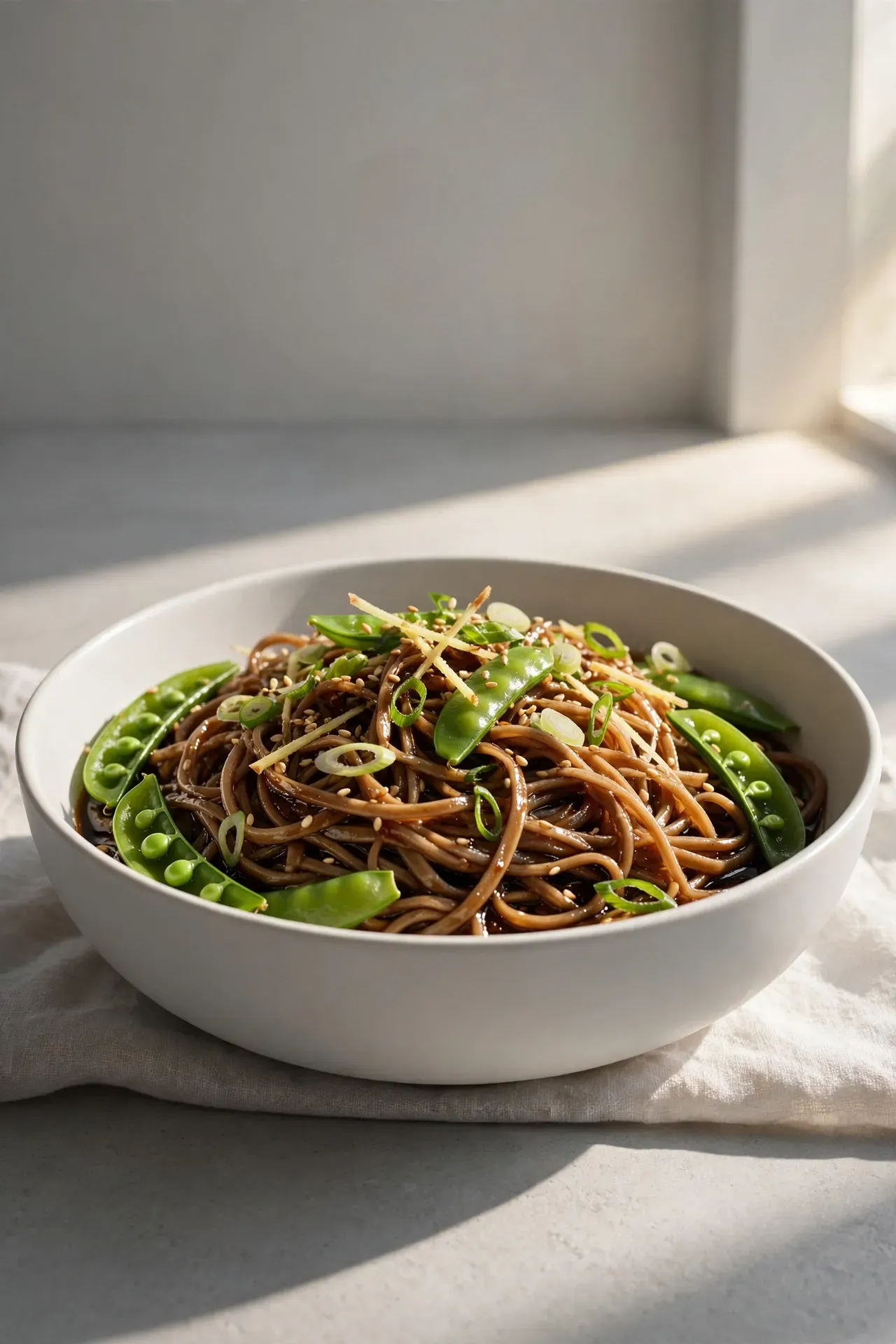 Sesame Ginger Soba Noodles