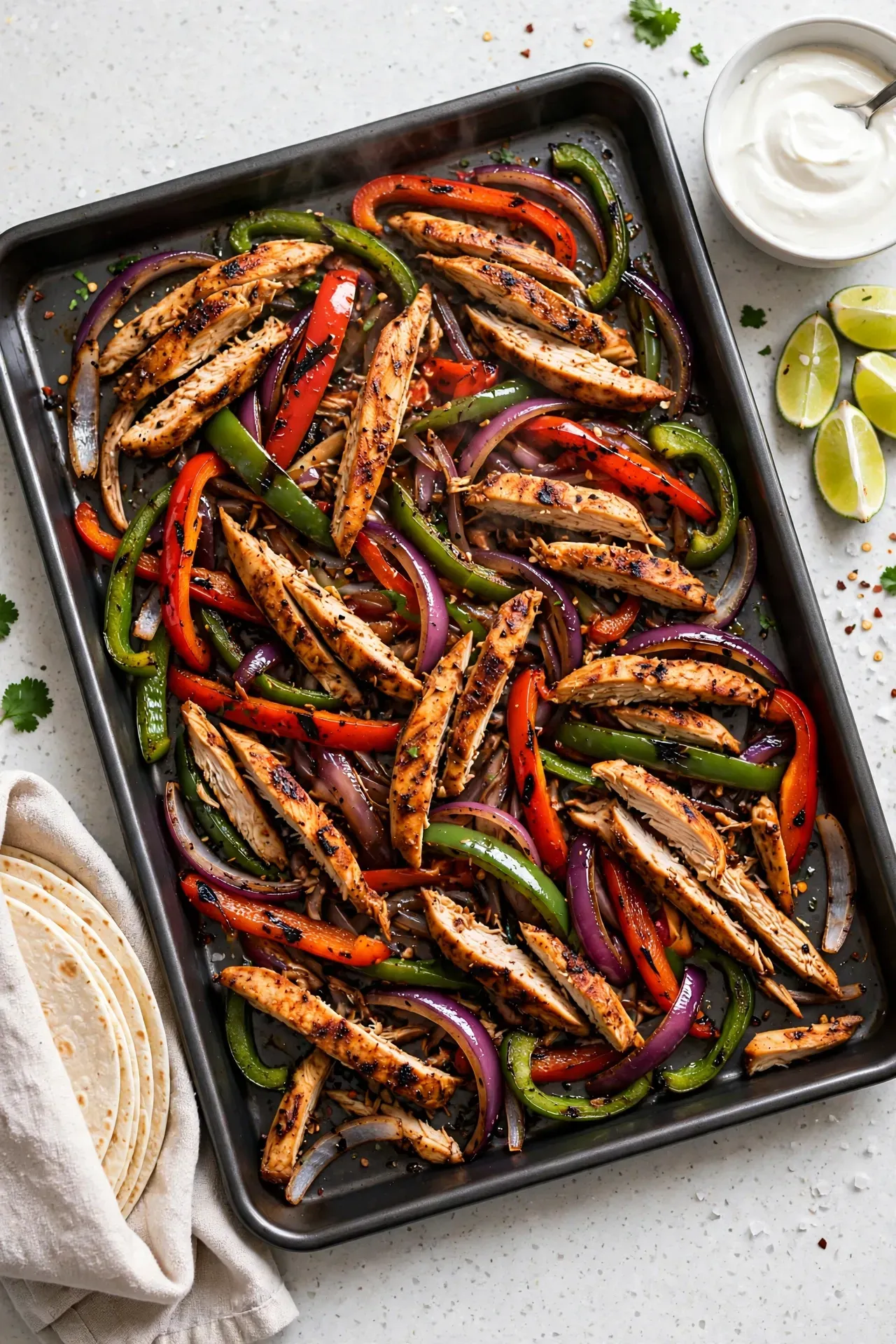 Sheet Pan Chicken Fajitas