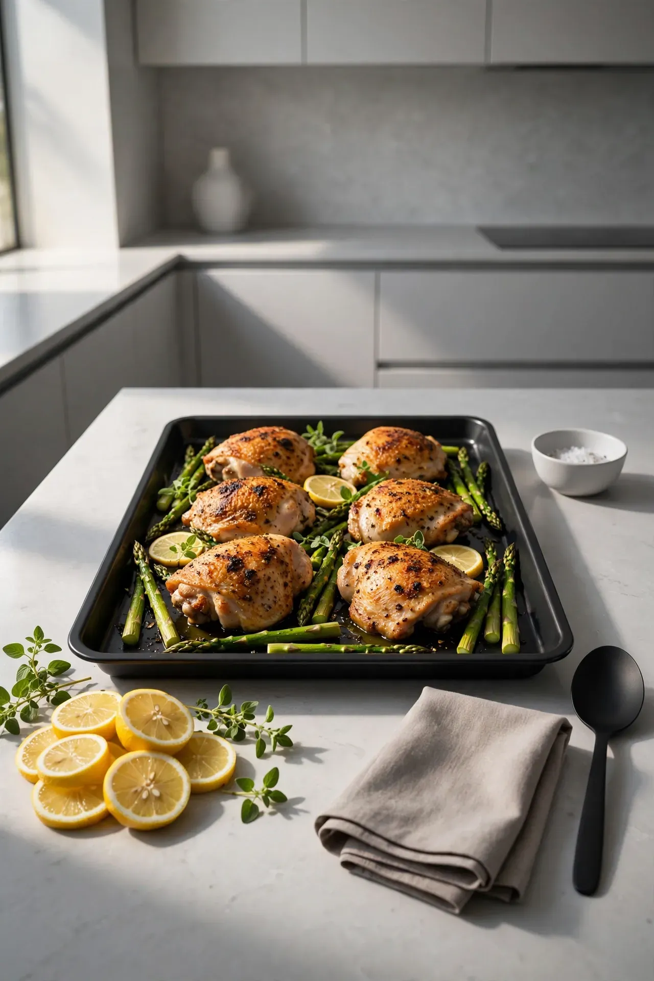 Sheet Pan Lemon Chicken