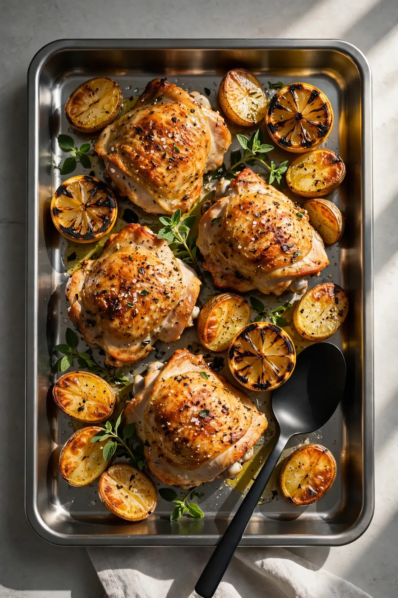 Sheet Pan Lemon Herb Chicken