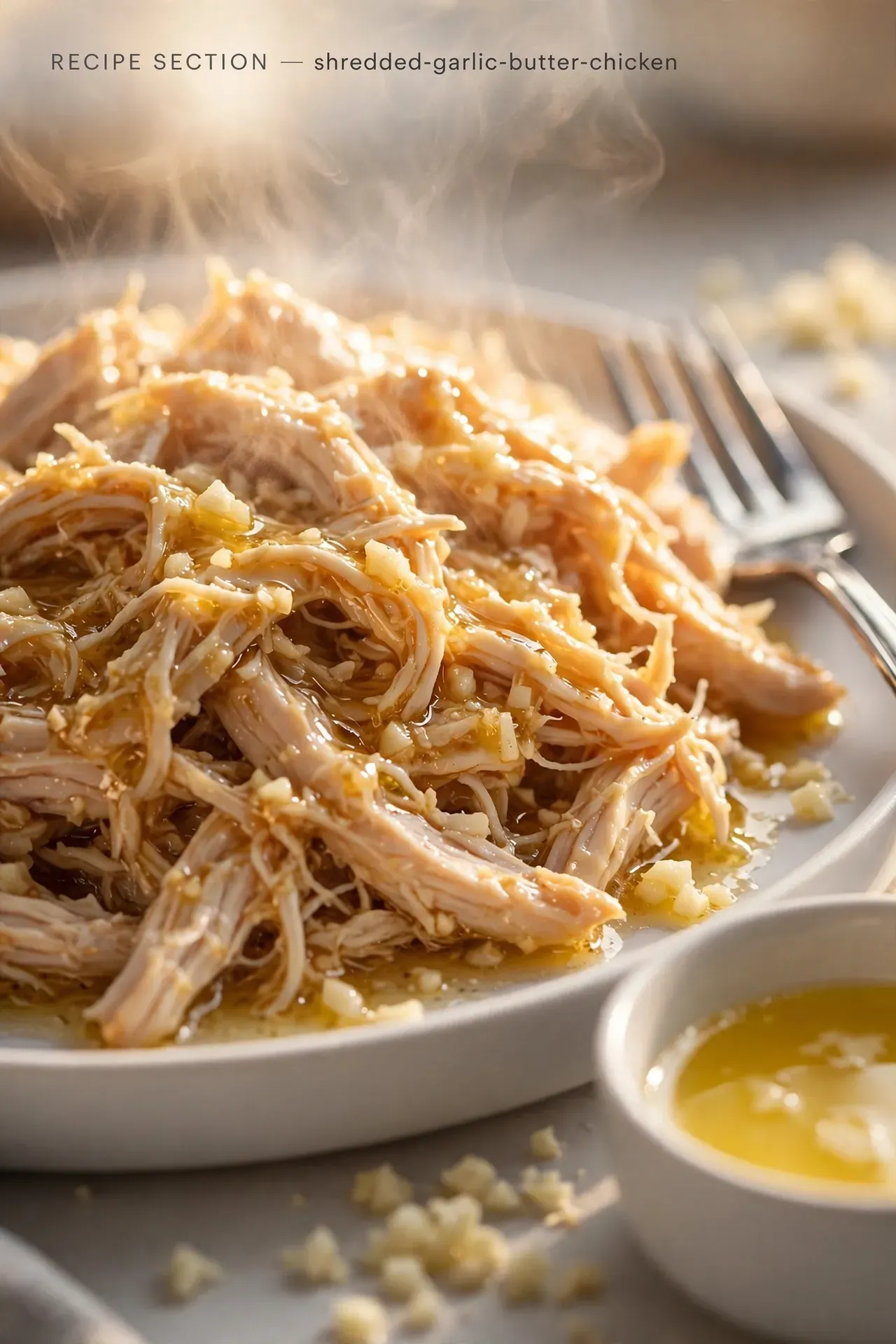 Shredded Garlic Butter Chicken