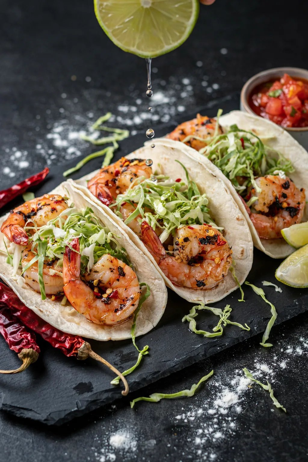 Spicy Shrimp Tacos