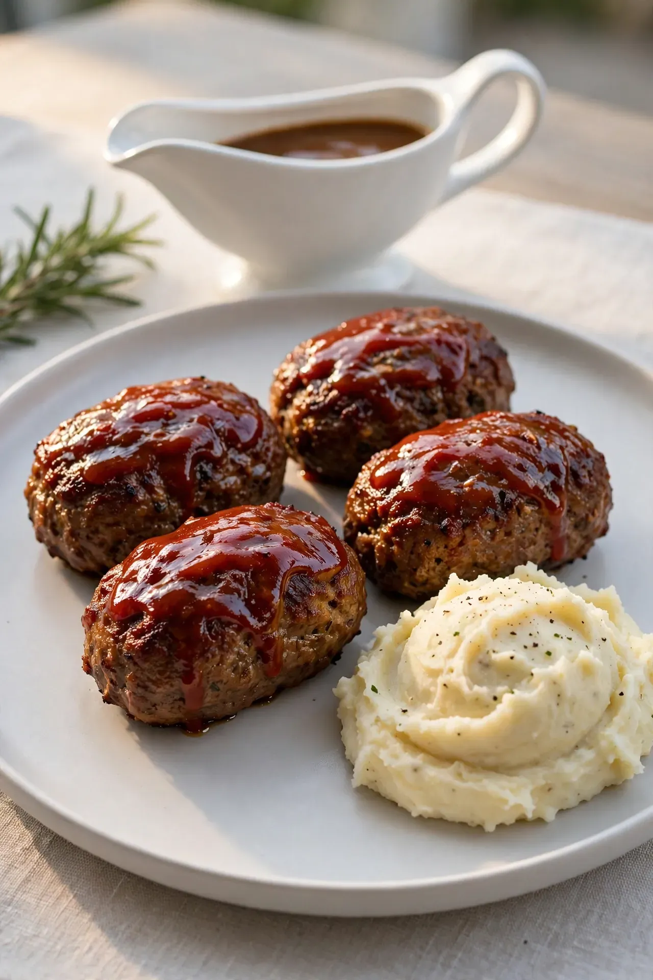 Simple Mini Meatloaves