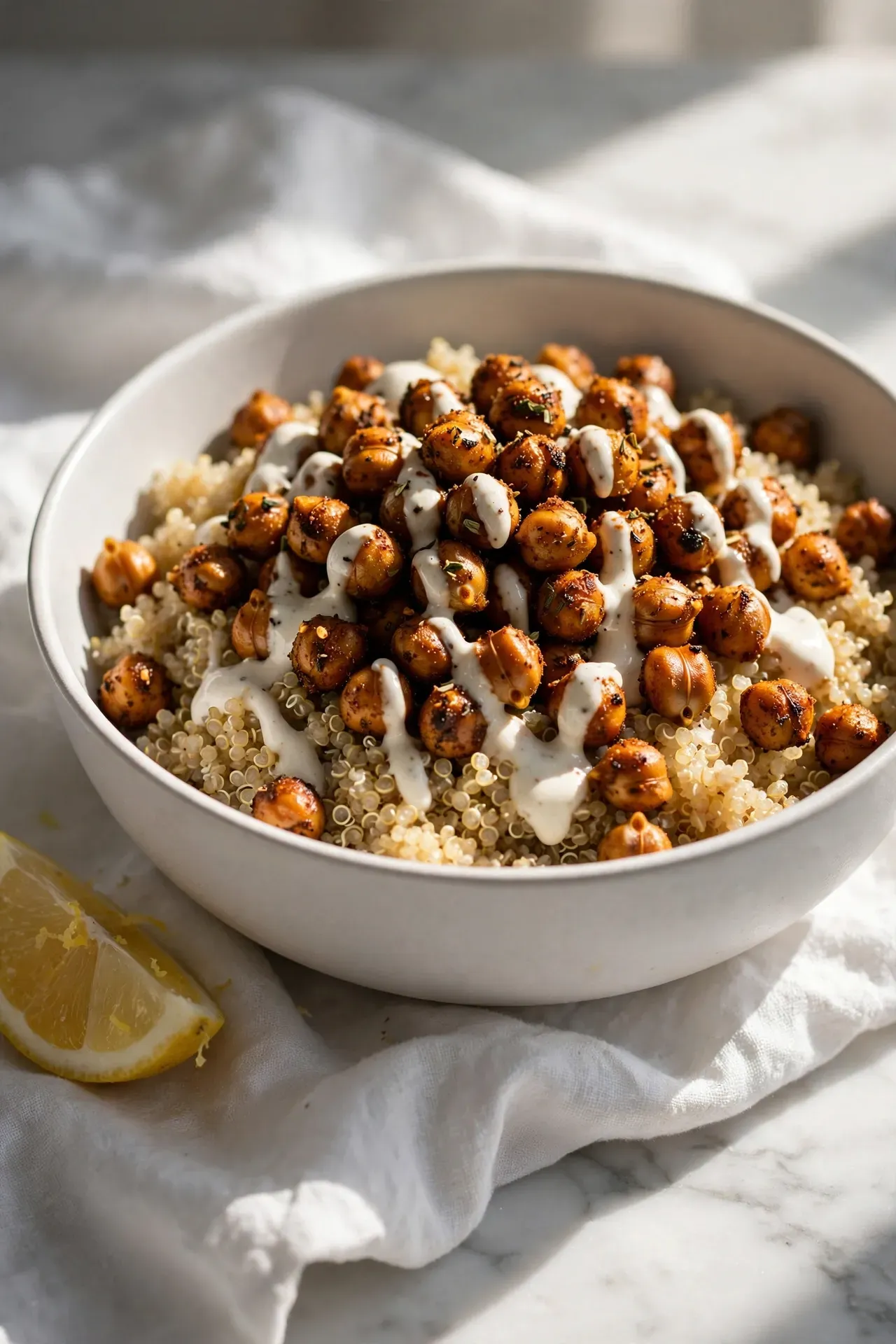 Spiced Chickpea Quinoa Bowl