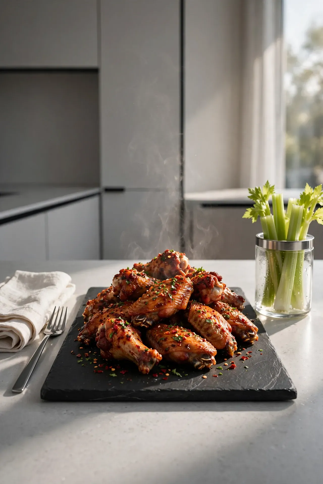 Spicy Baked Chicken Wings