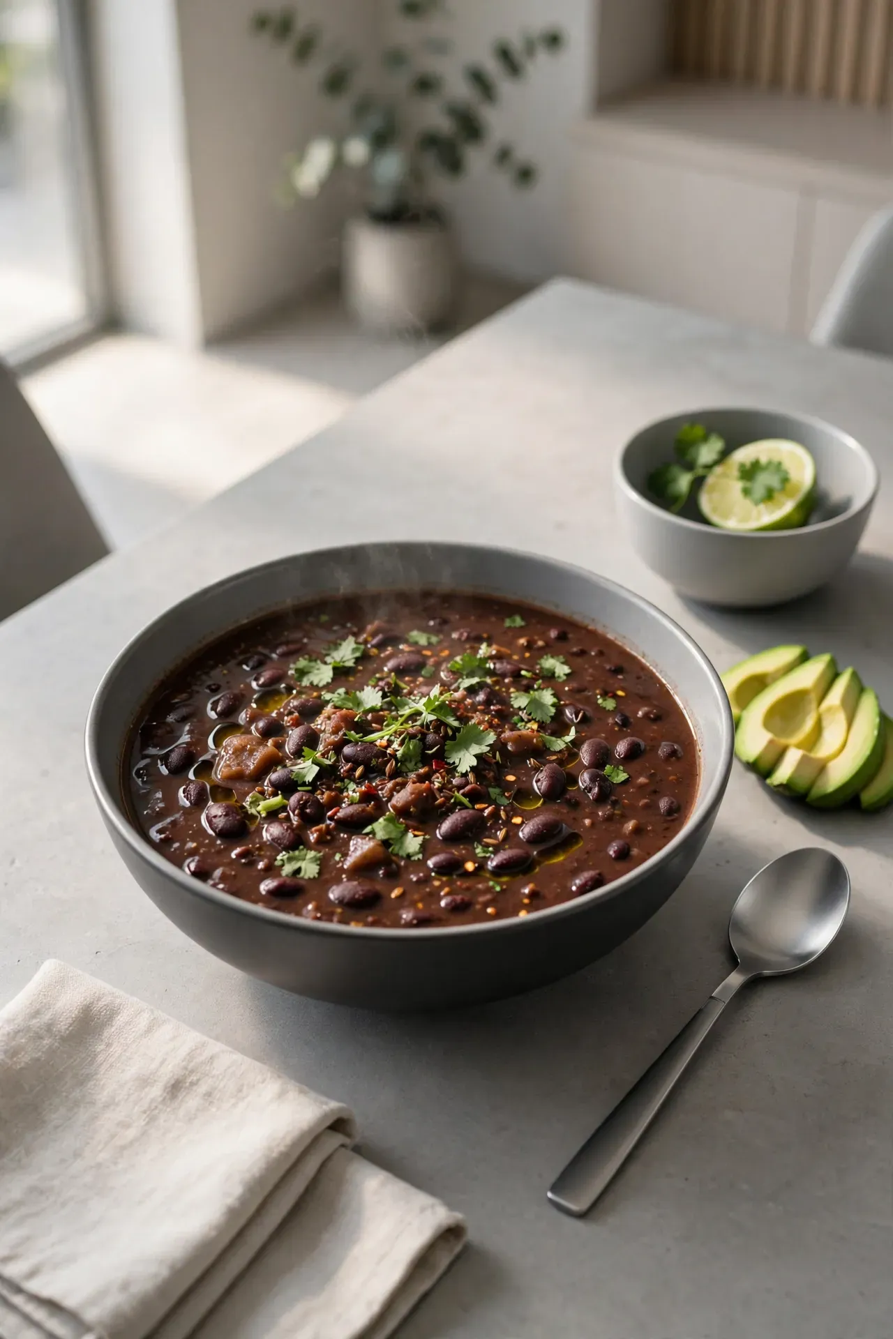 Spicy Black Bean Soup