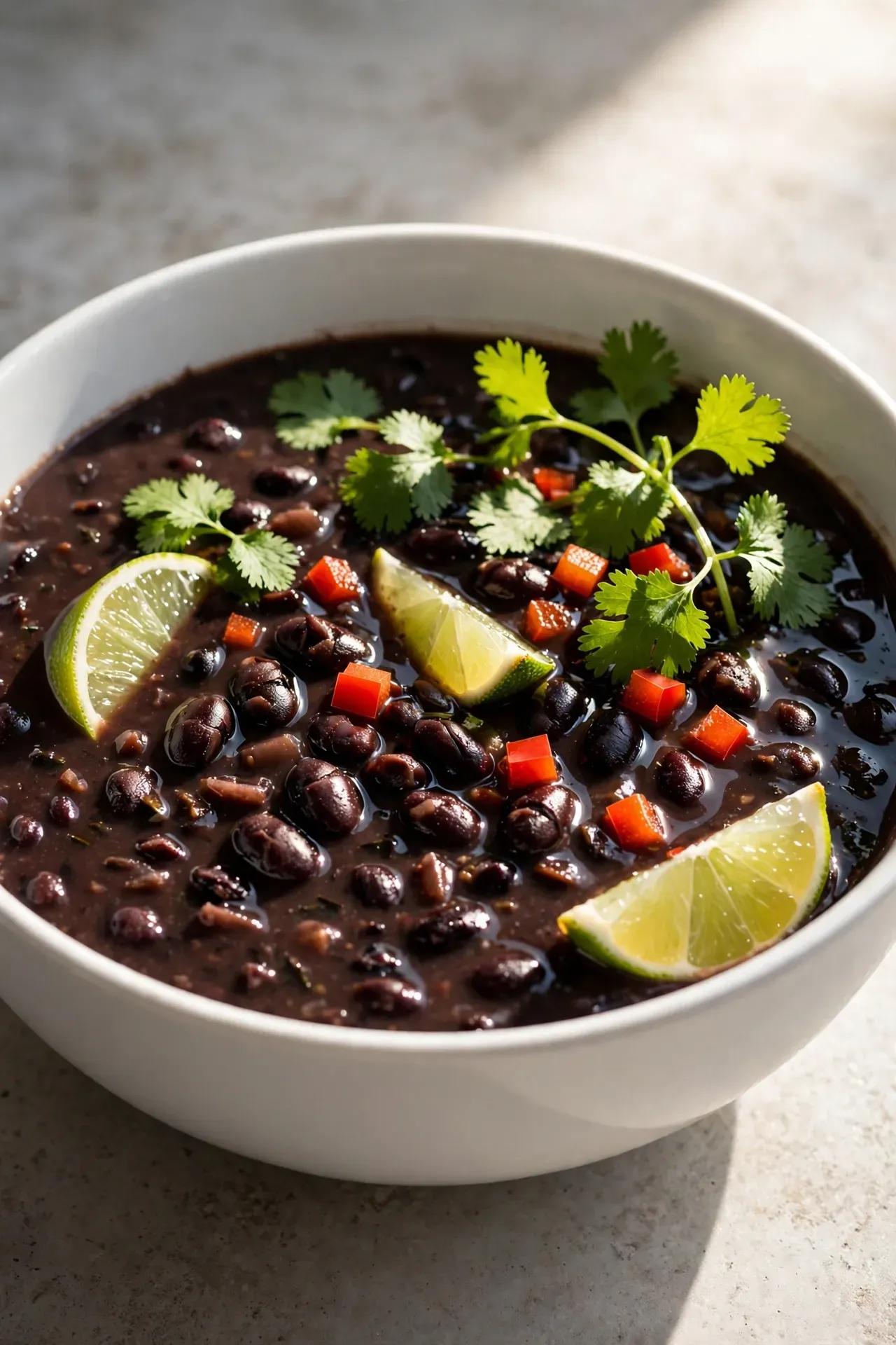 Spicy Black Bean Soup