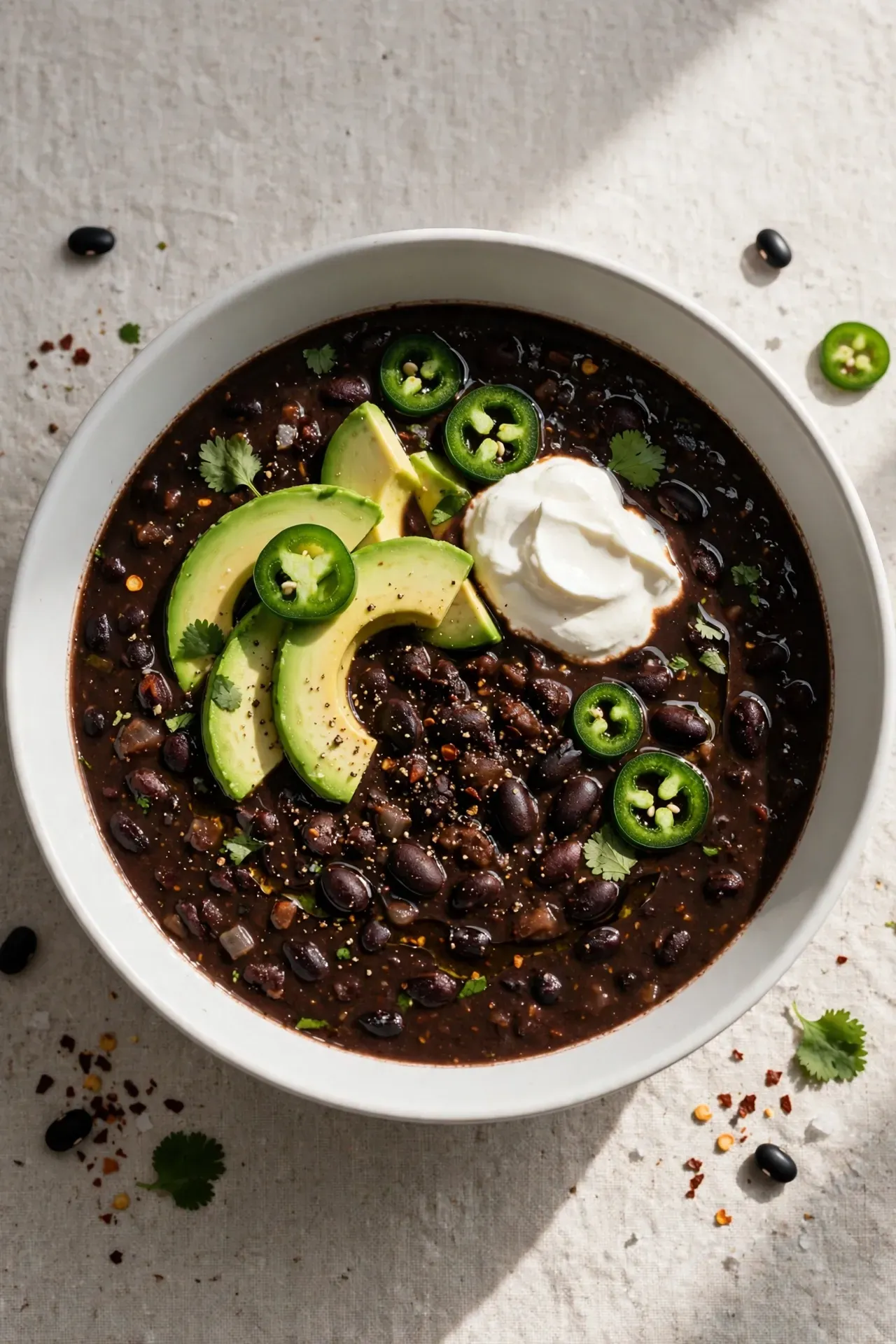 Spicy Black Bean Soup