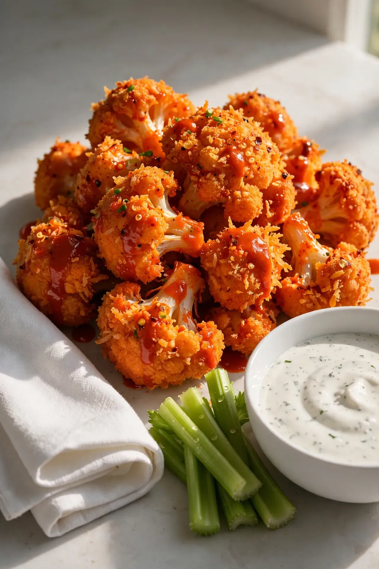 Spicy Cauliflower Bites