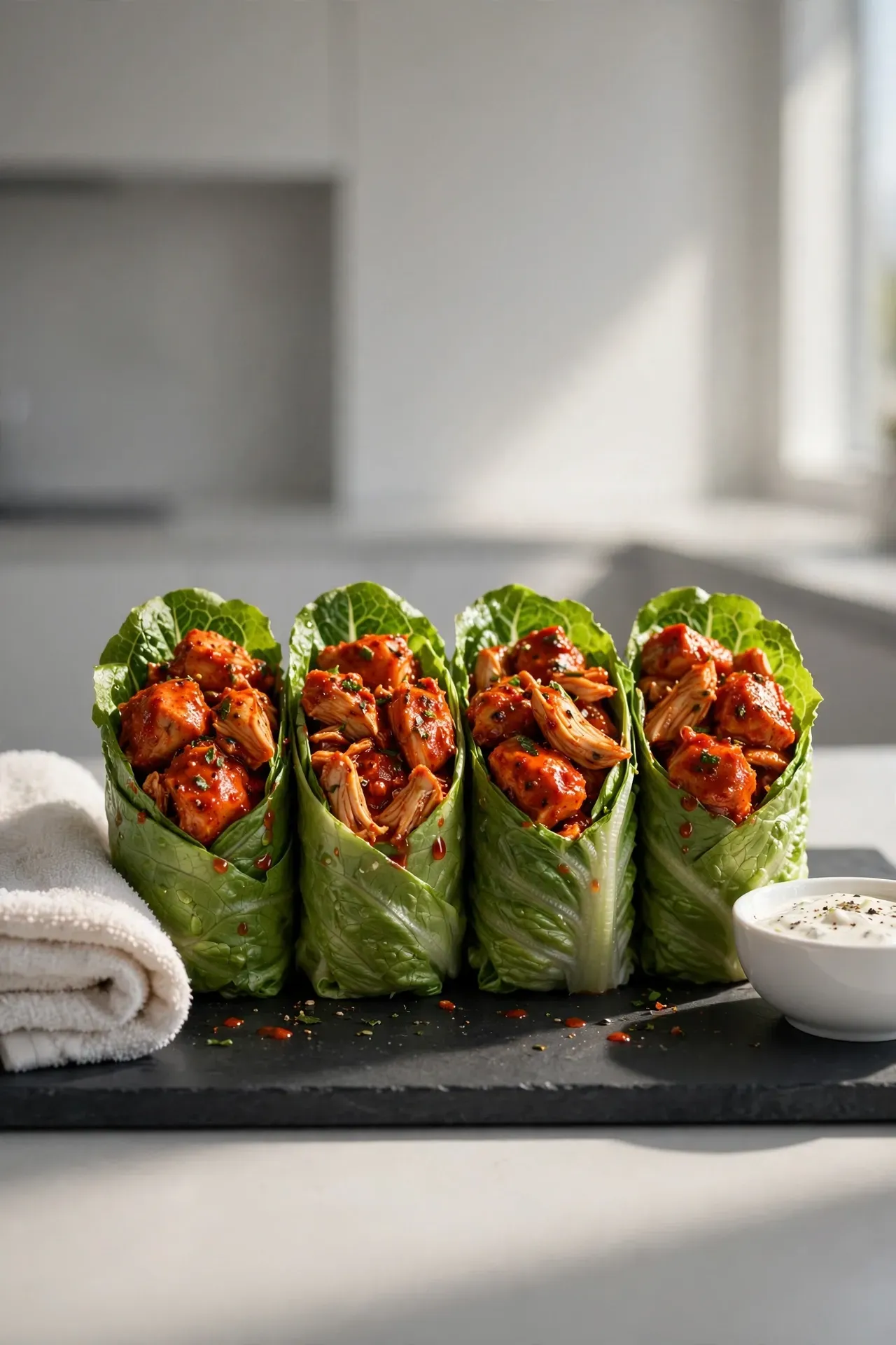 Spicy Buffalo Chicken Wraps