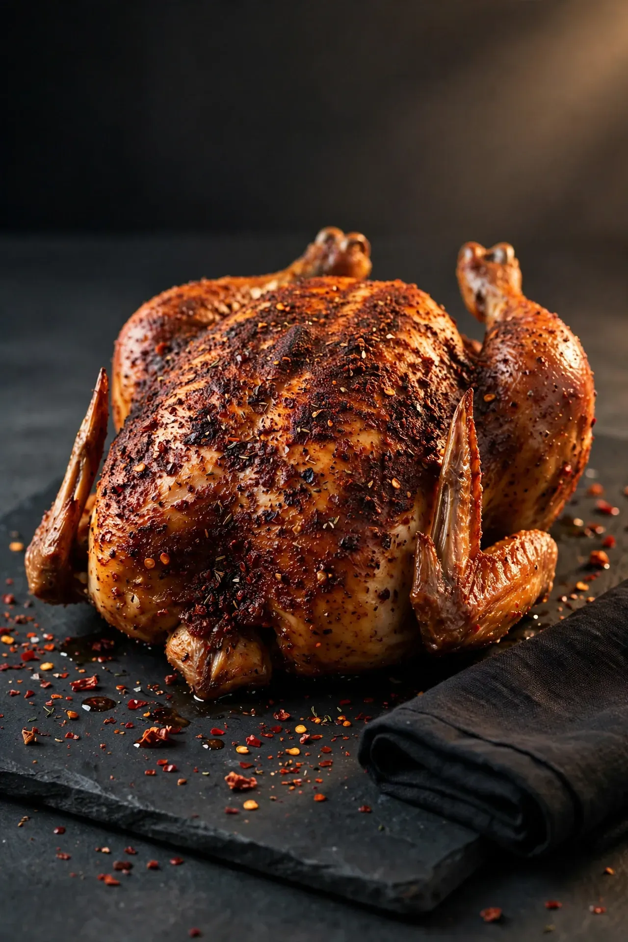 Spicy Cajun Roast Chicken