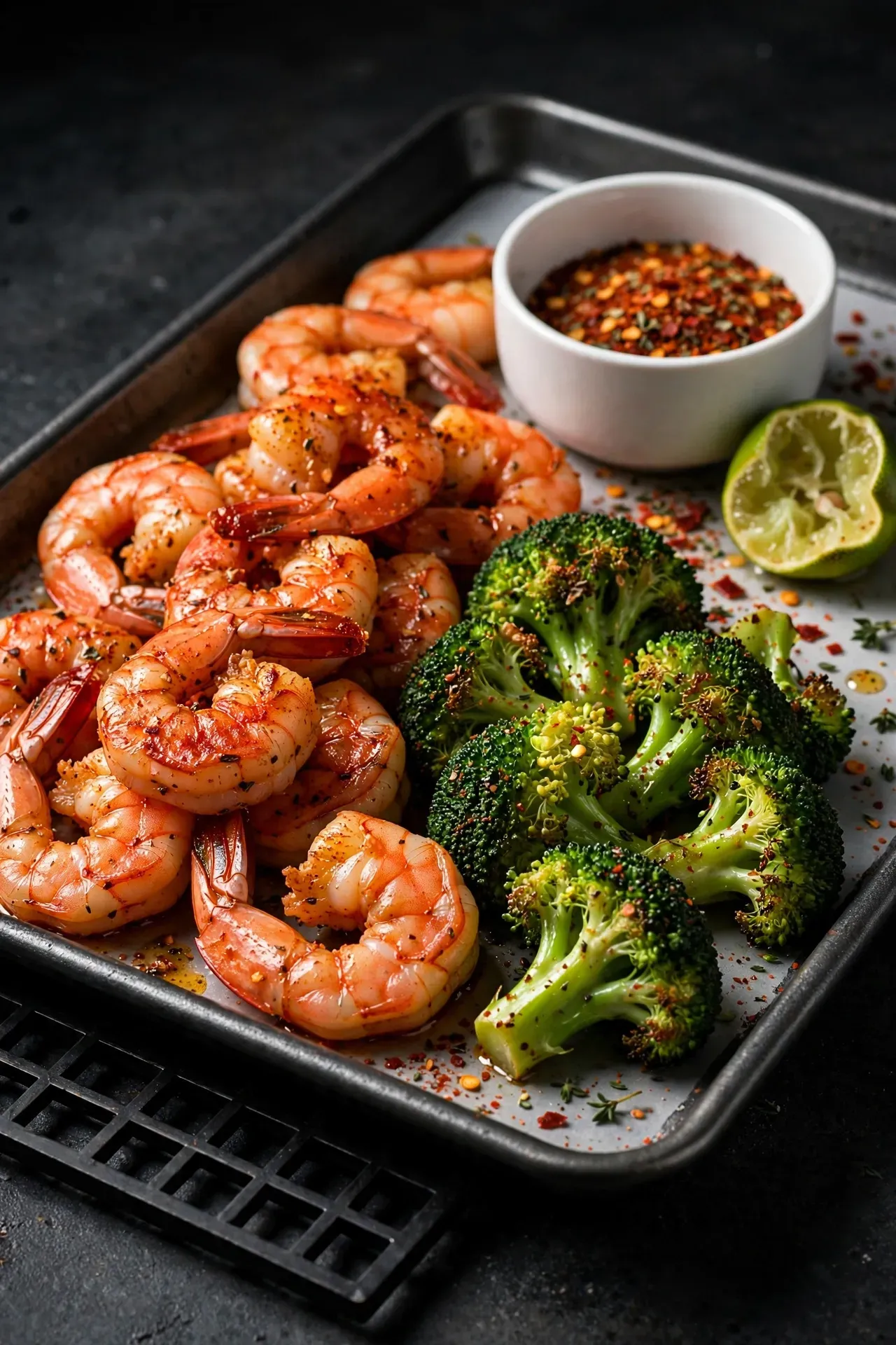 Spicy Cajun Shrimp Broccoli