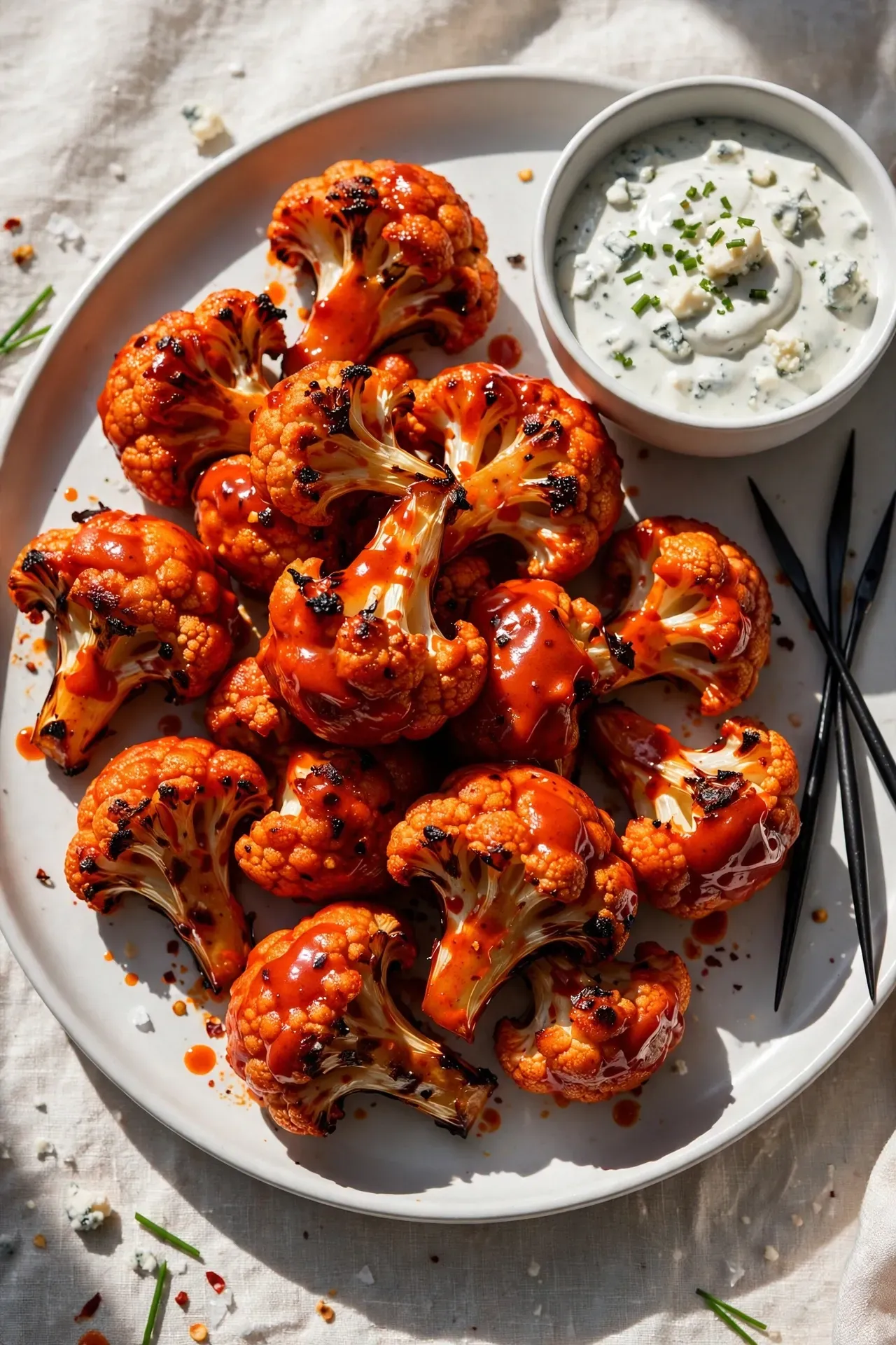 Spicy Cauliflower Hot Wings