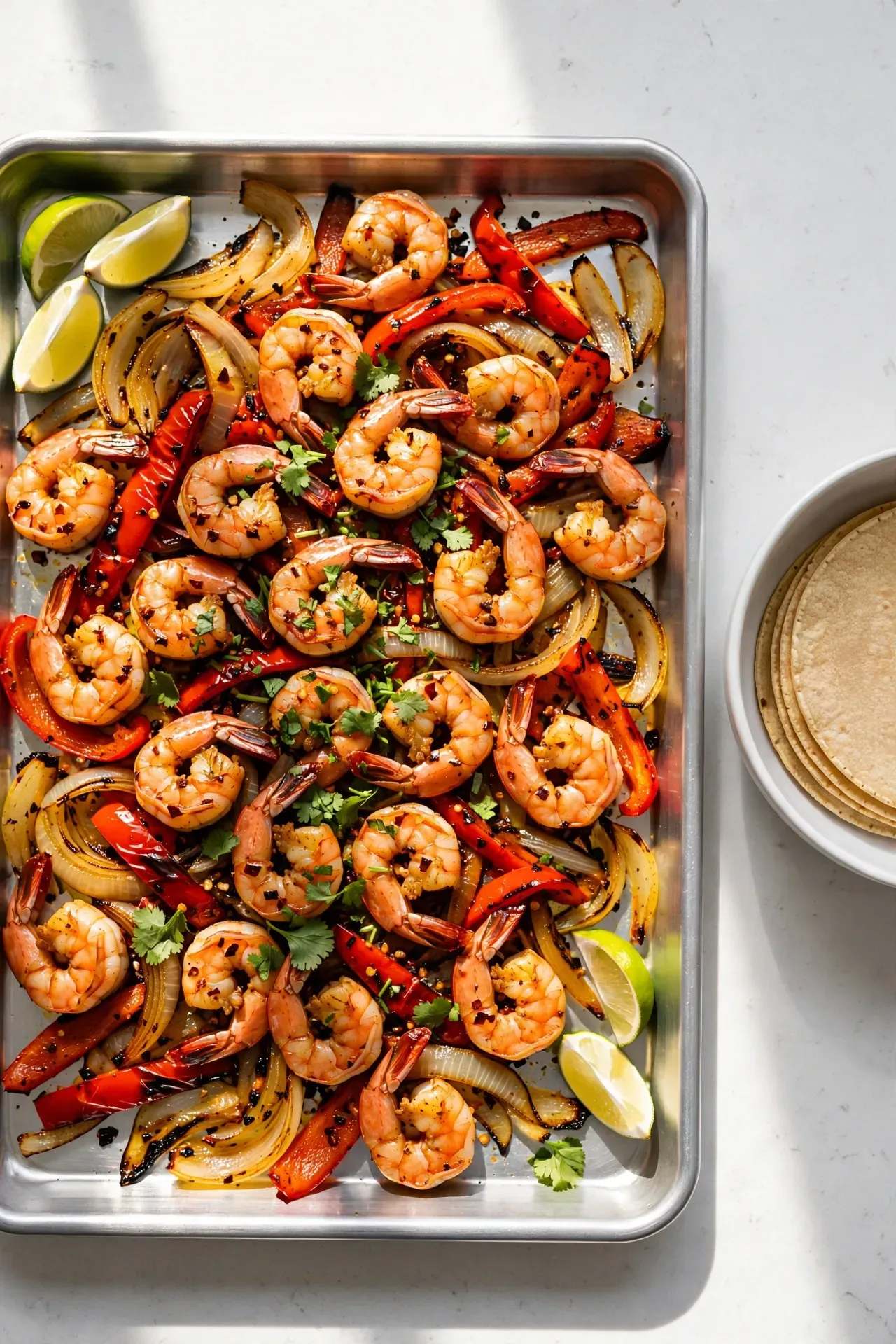Spicy Shrimp Fajita Bowls