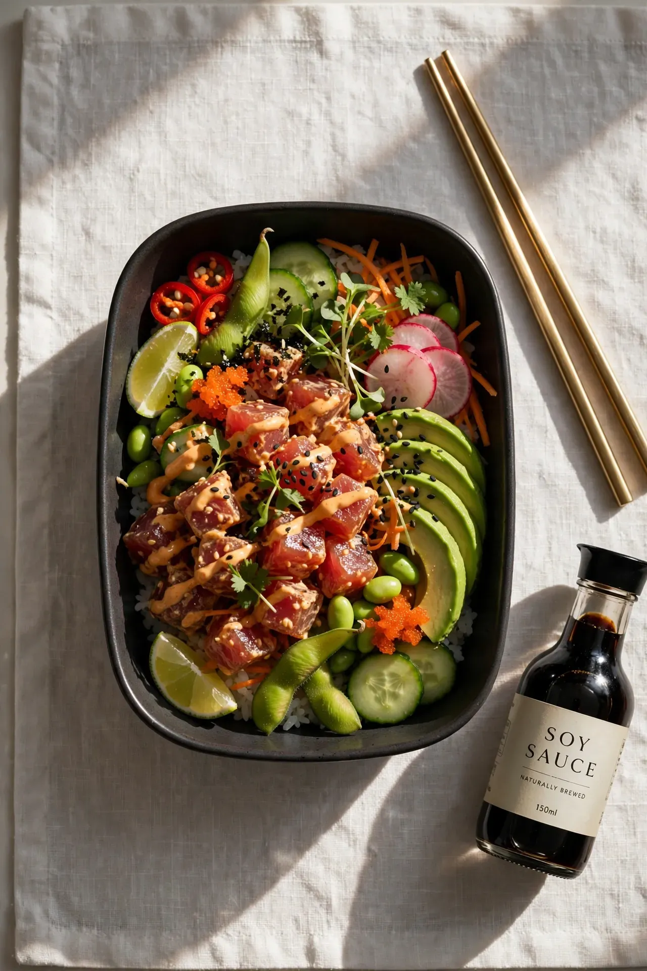 Spicy Tuna Poke Bowls