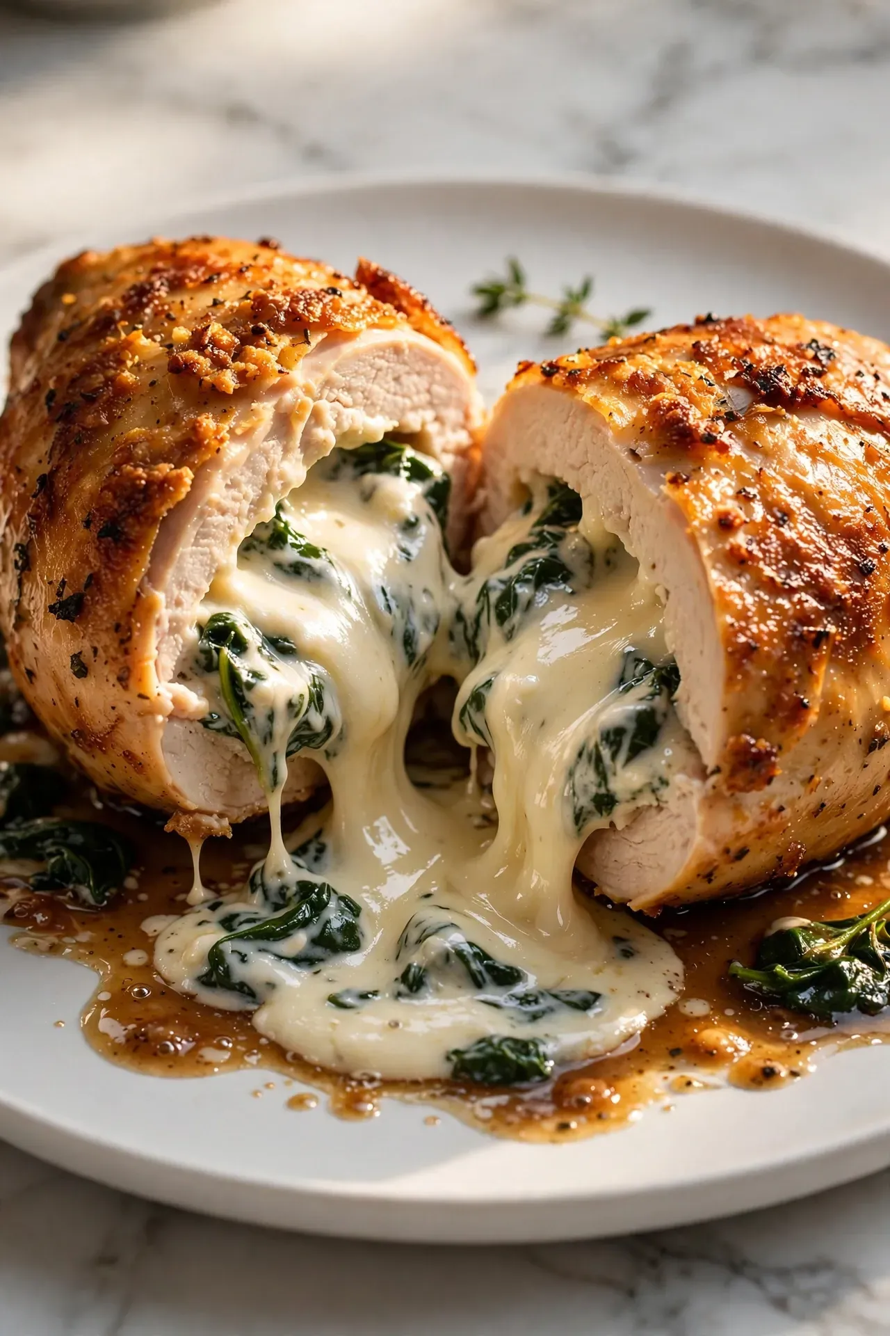 Spinach Stuffed Chicken Breasts