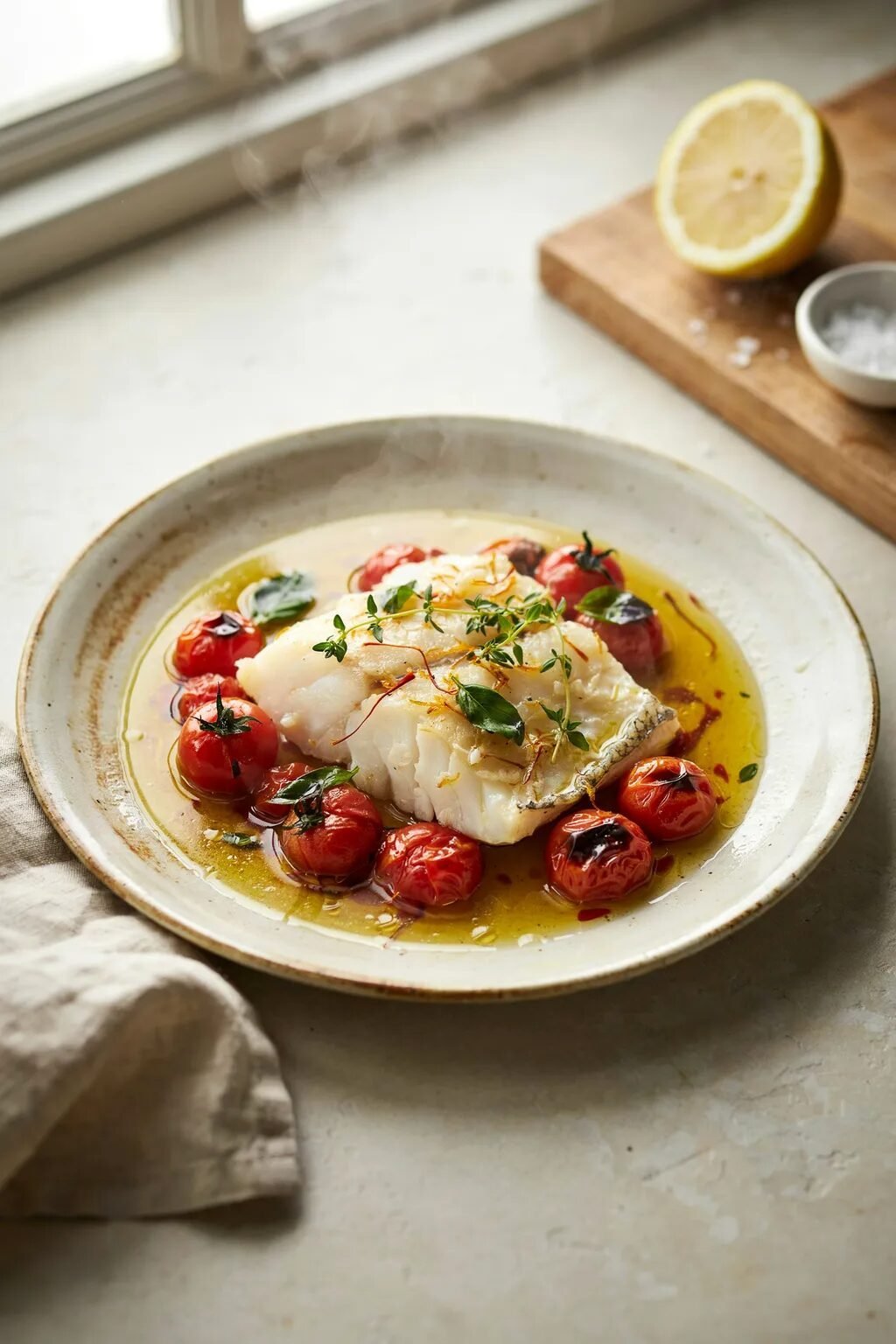 Saffron Tomato Cod