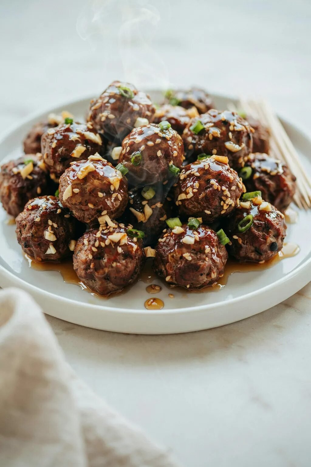 Honey Garlic Meatballs