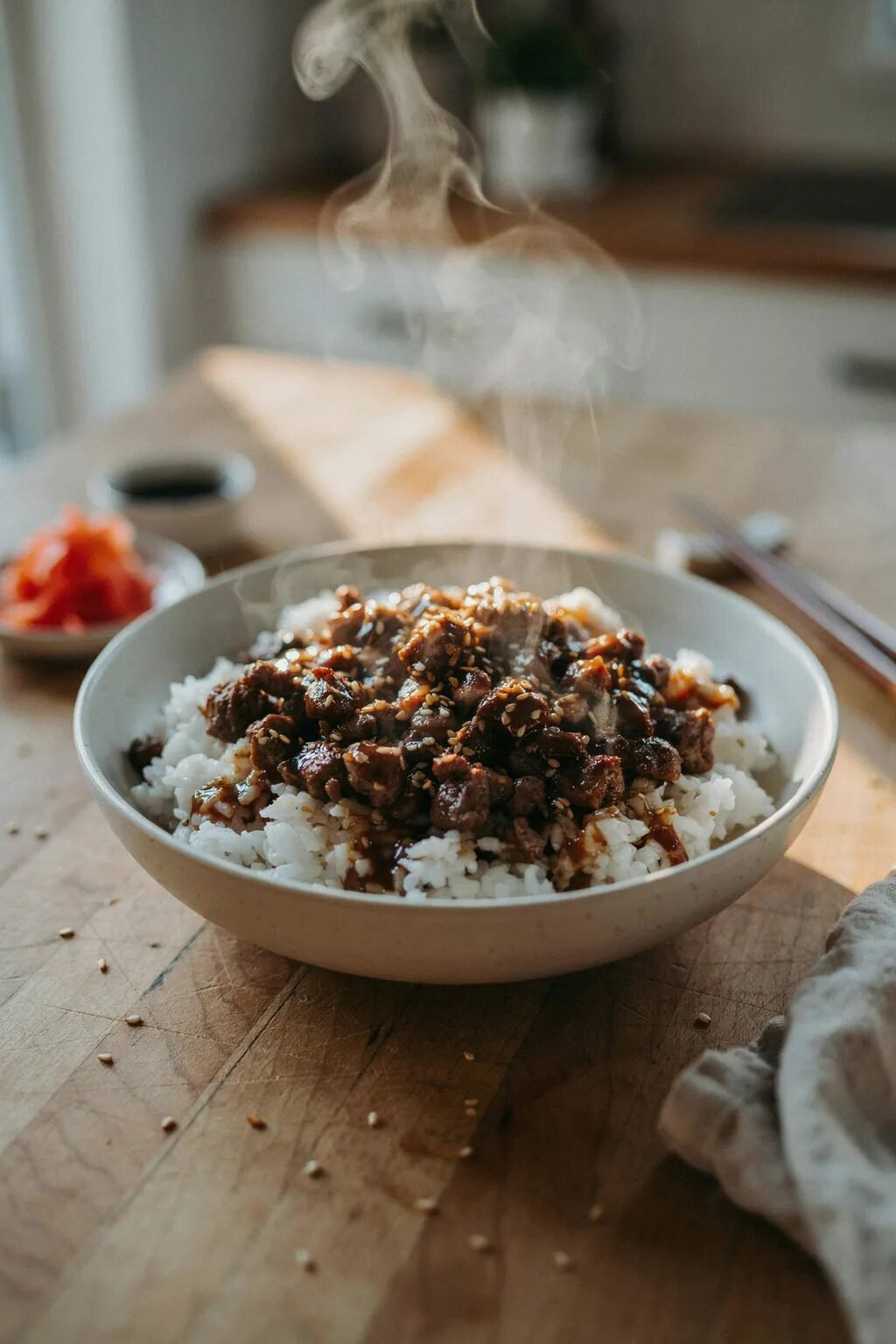 Savory Dinner Beef Bowls
