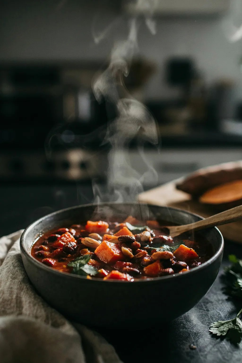 Sweet Potato Black Bean Chili