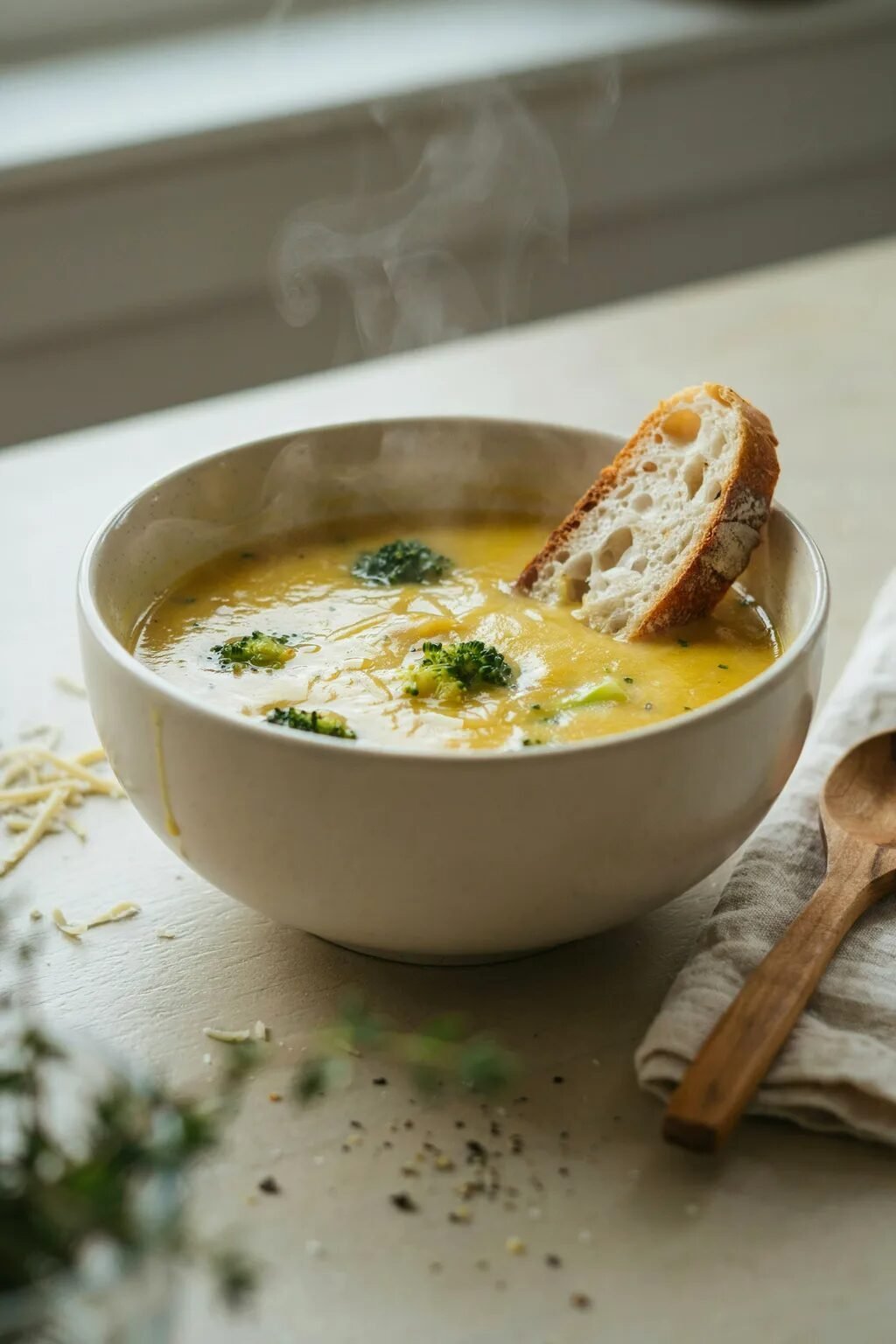 Cheesy Broccoli Cheddar Soup