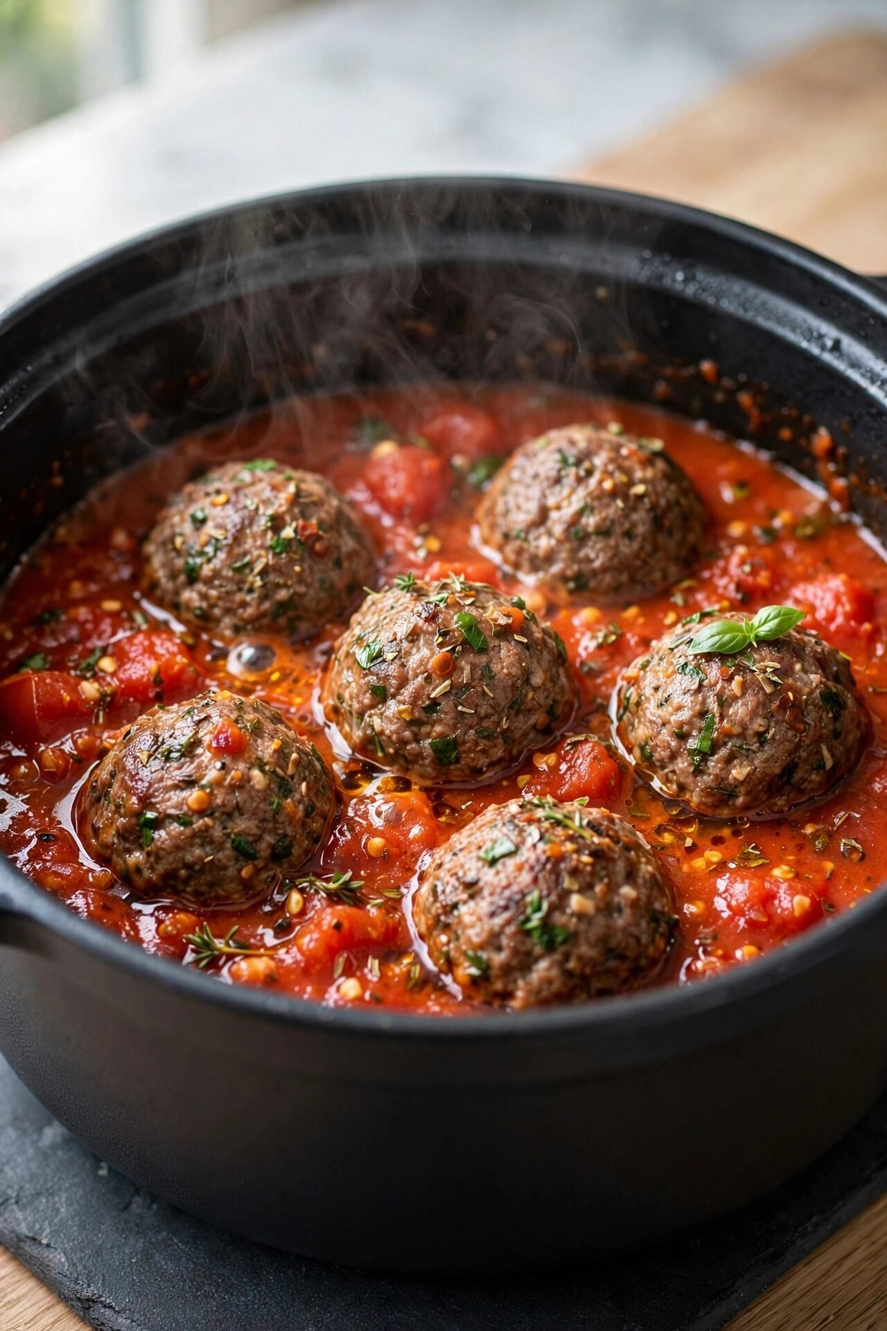 Italian Meatballs in Marinara