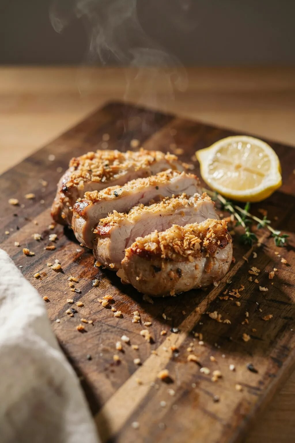 Panko Crusted Pork Chops