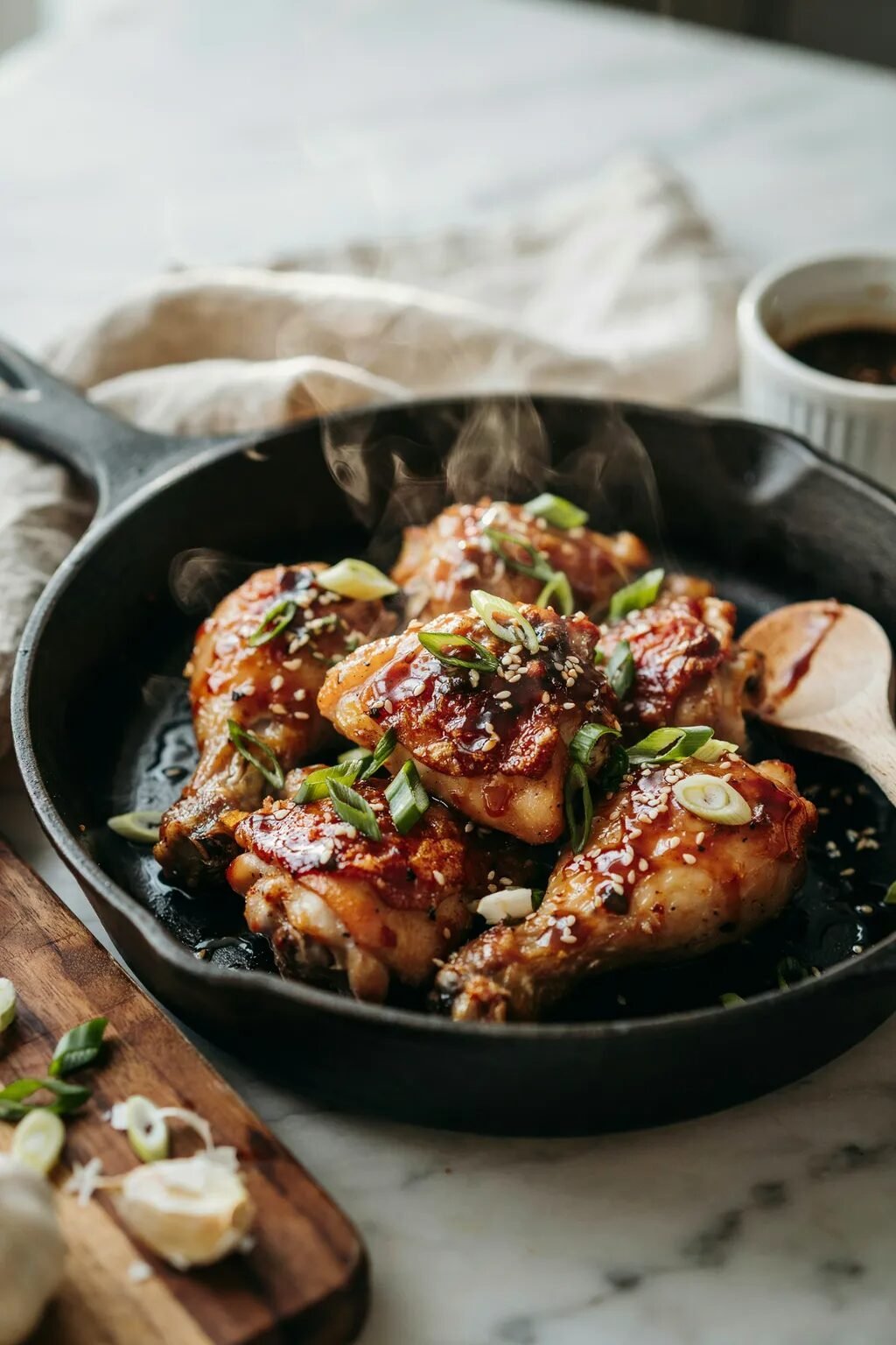 Garlic Butter Sticky Chicken