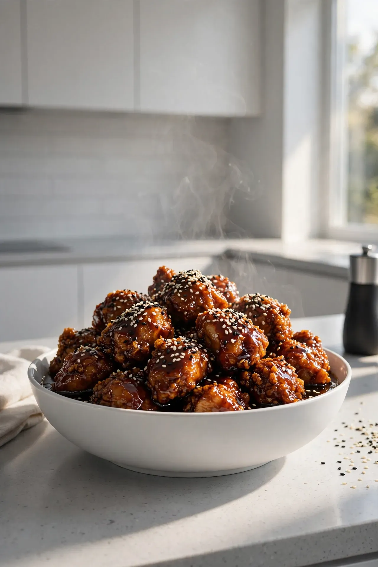 Sticky Sesame Chicken