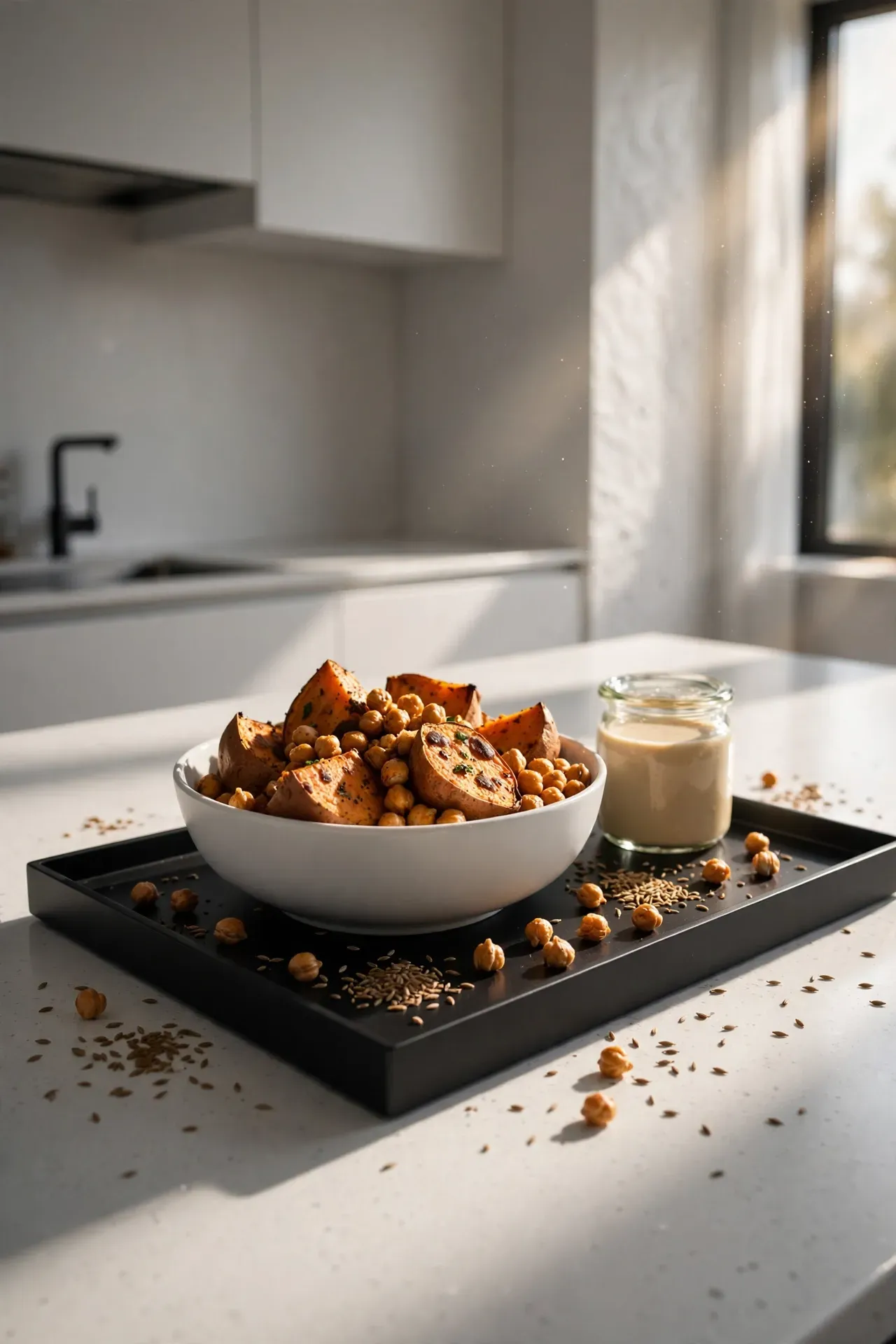 Sweet Potato Chickpea Bowl