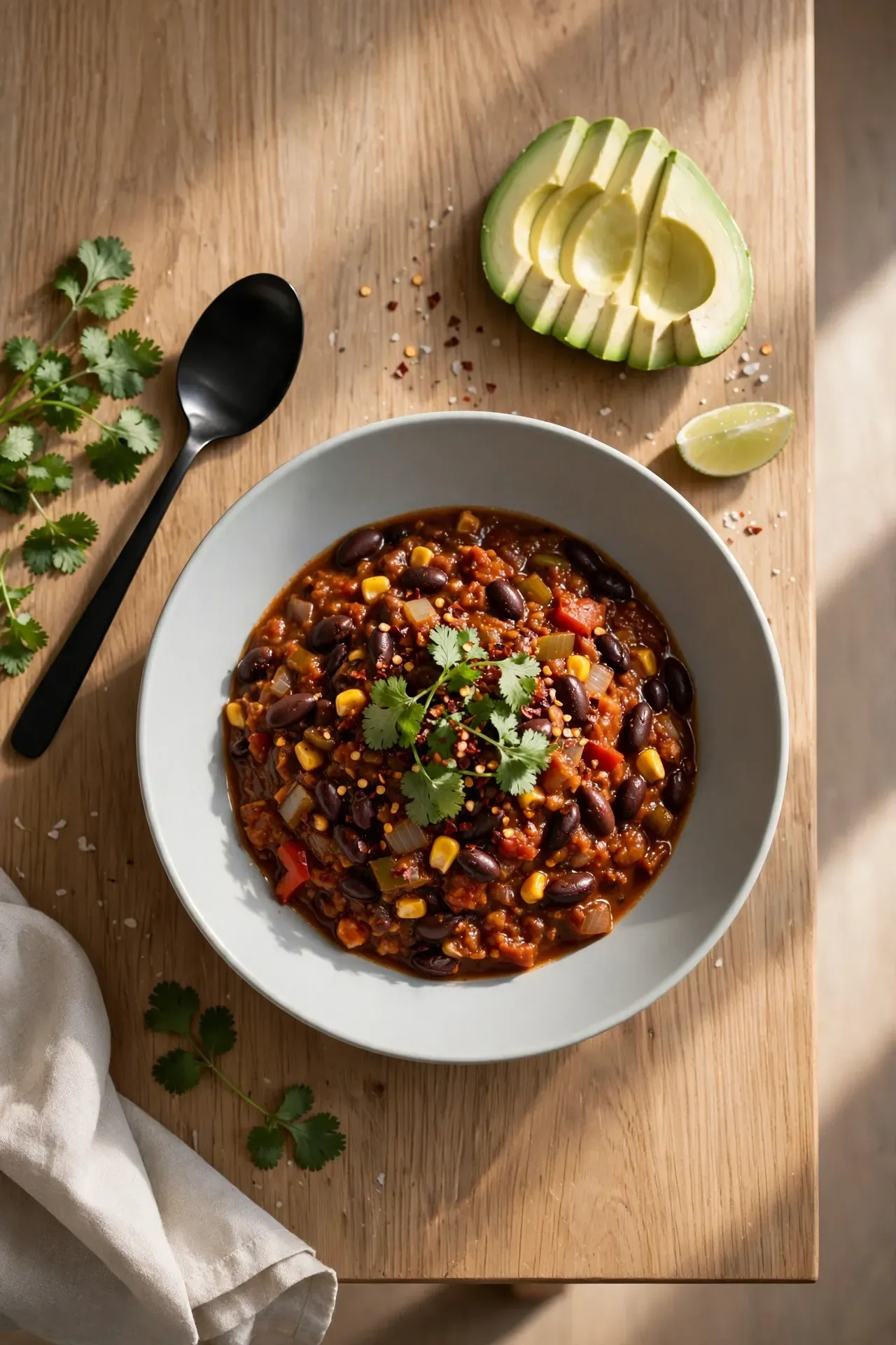 Sweet Potato Black Bean Chili