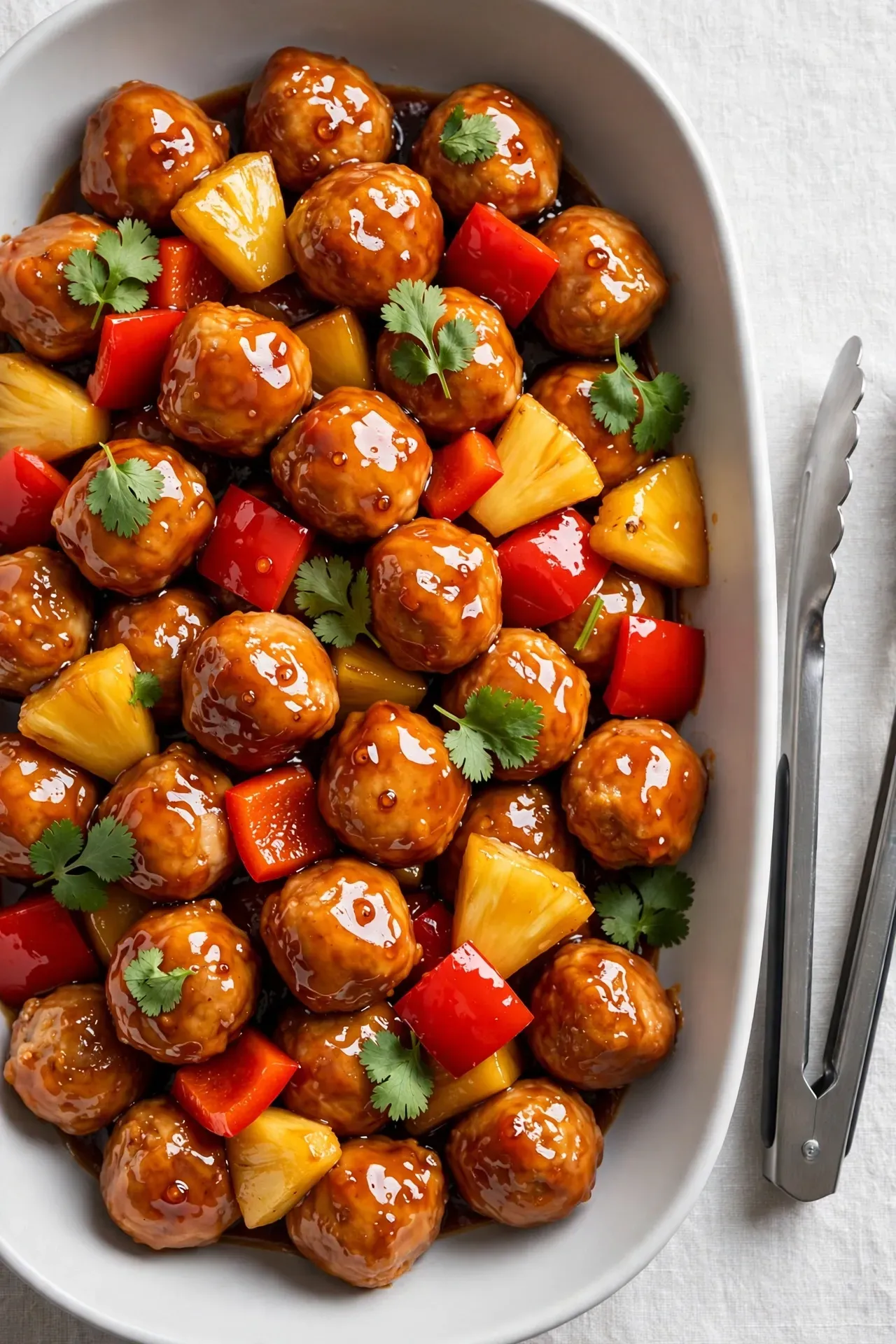 Sweet and Sour Chicken Meatballs