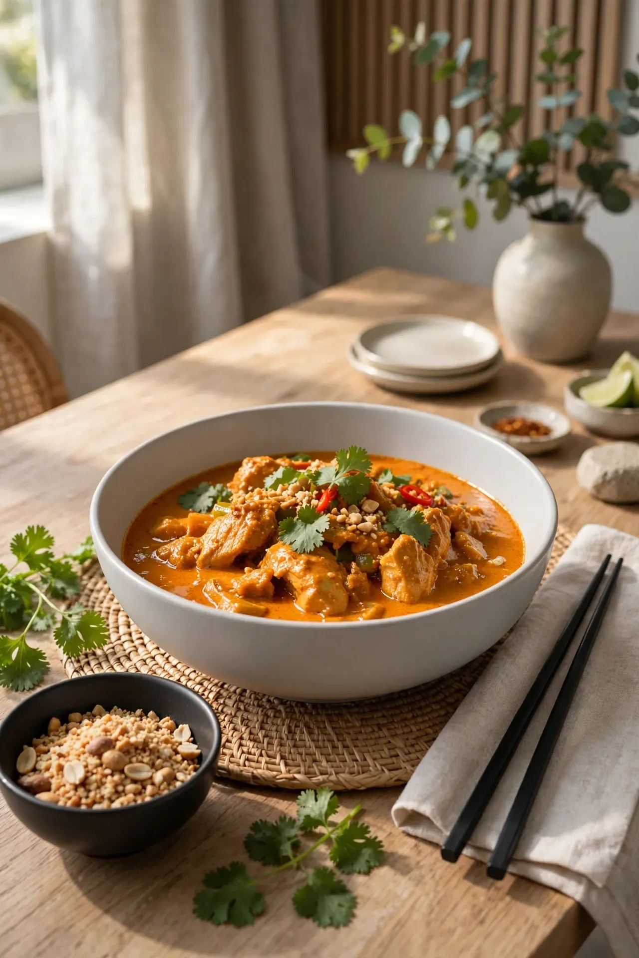 Thai Peanut Chicken Curry
