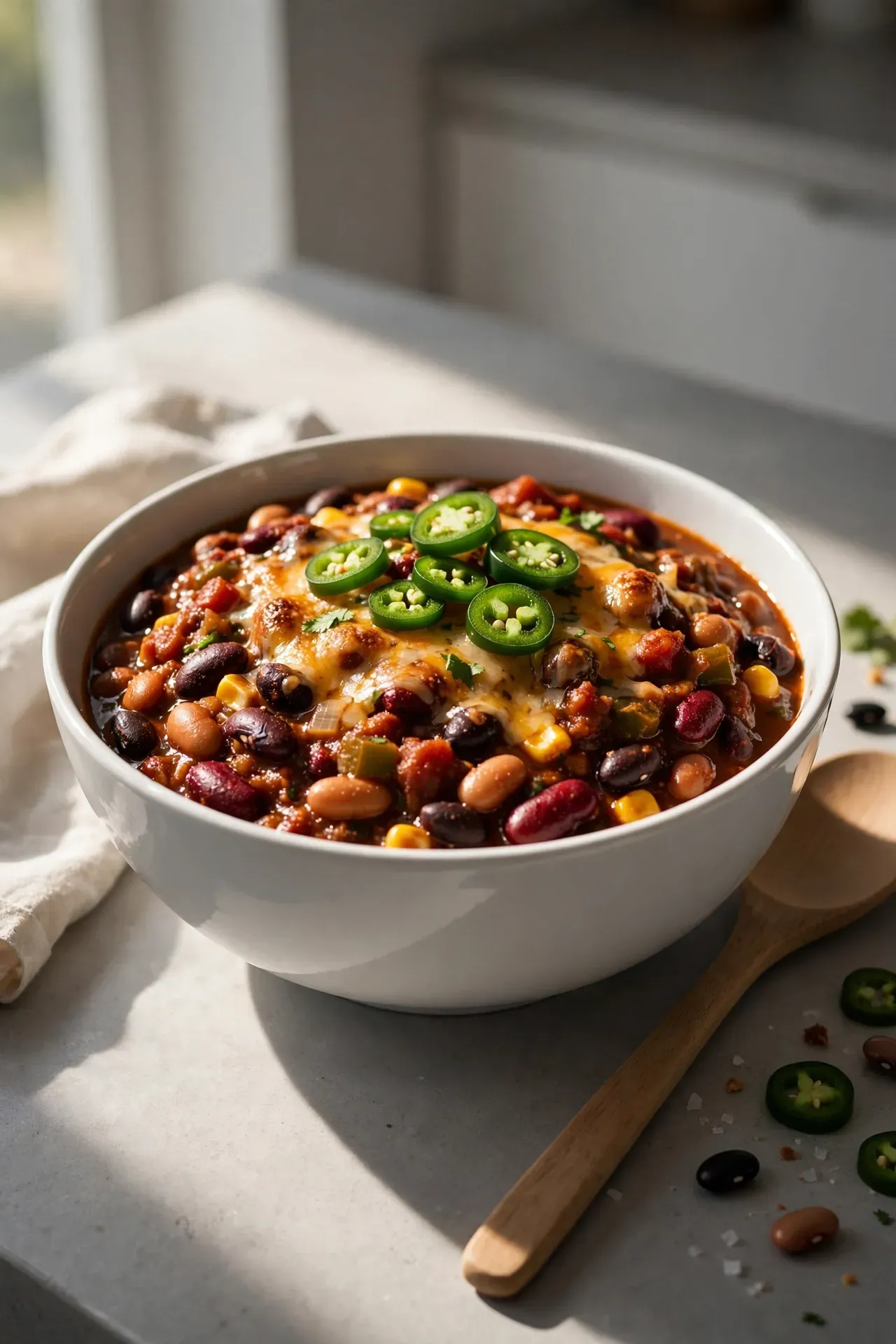 Thick Vegetarian Chili