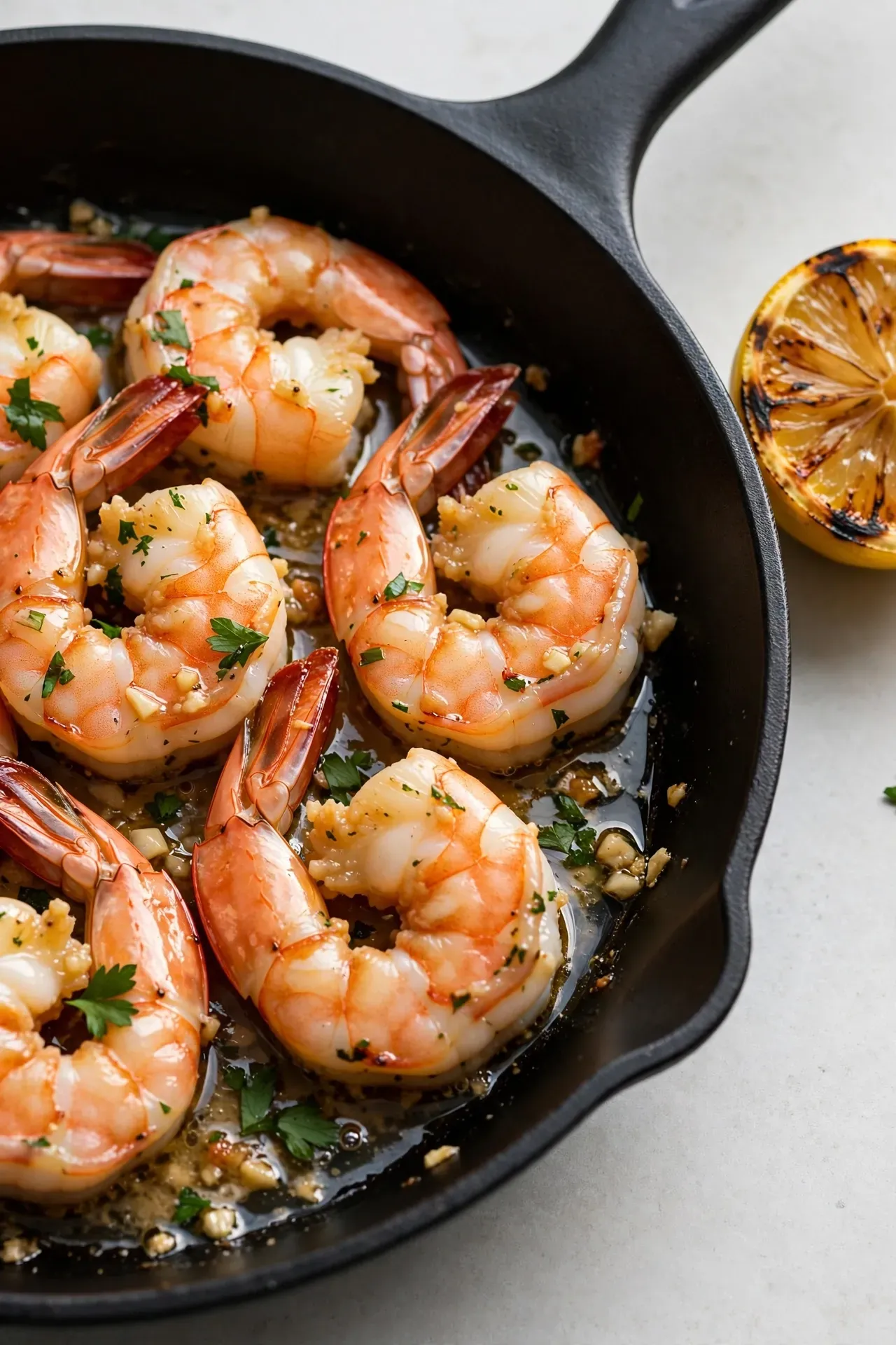 Toasted Garlic Butter Shrimp