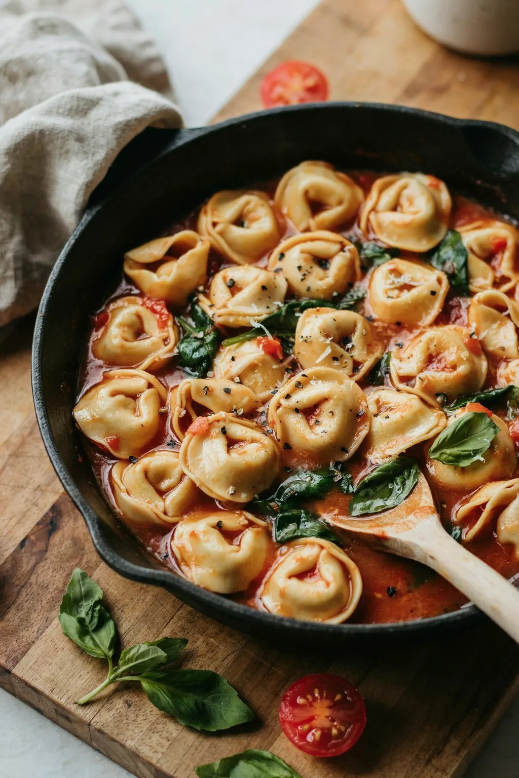Creamy Tomato Tortellini