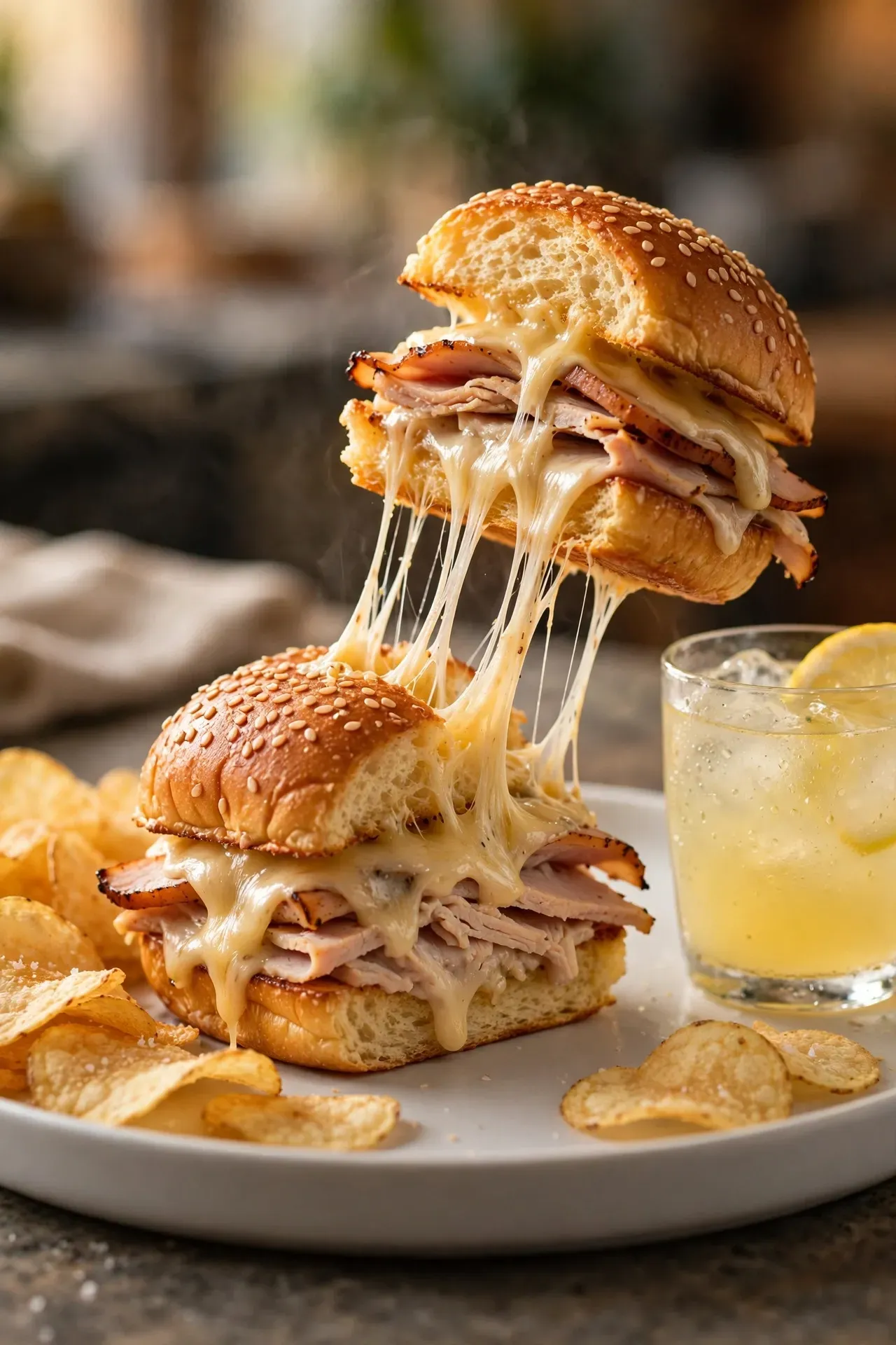 Turkey and Cheese Sliders