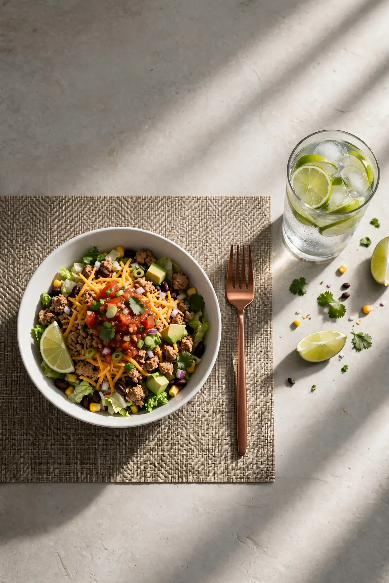 Turkey Taco Salad Bowl