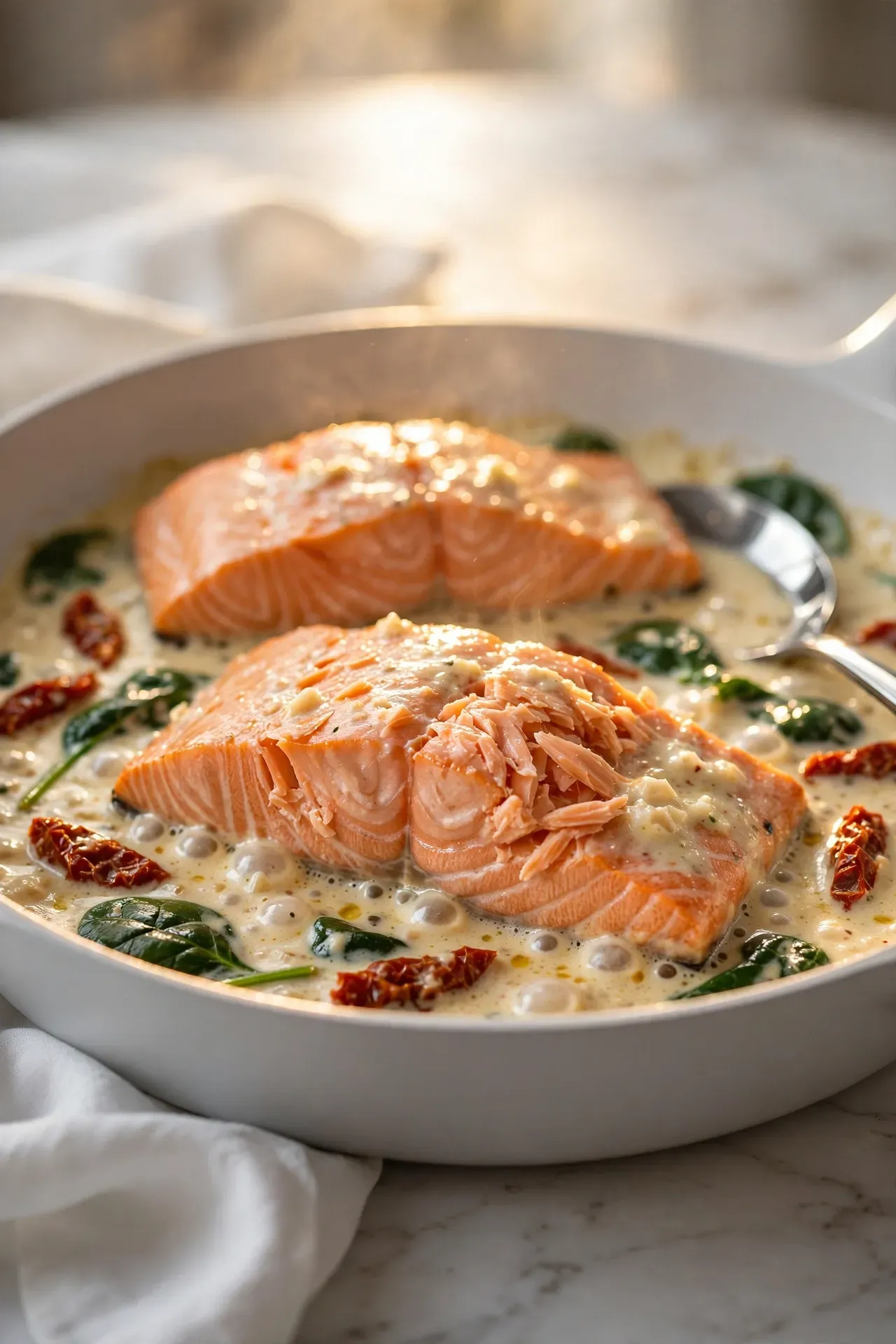 Creamy Tuscan Garlic Salmon