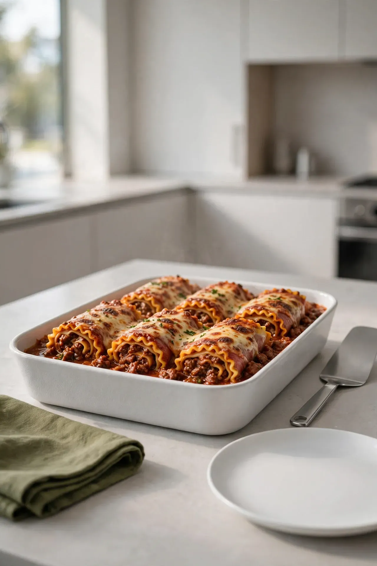 Wagyu Beef Lasagna Rolls