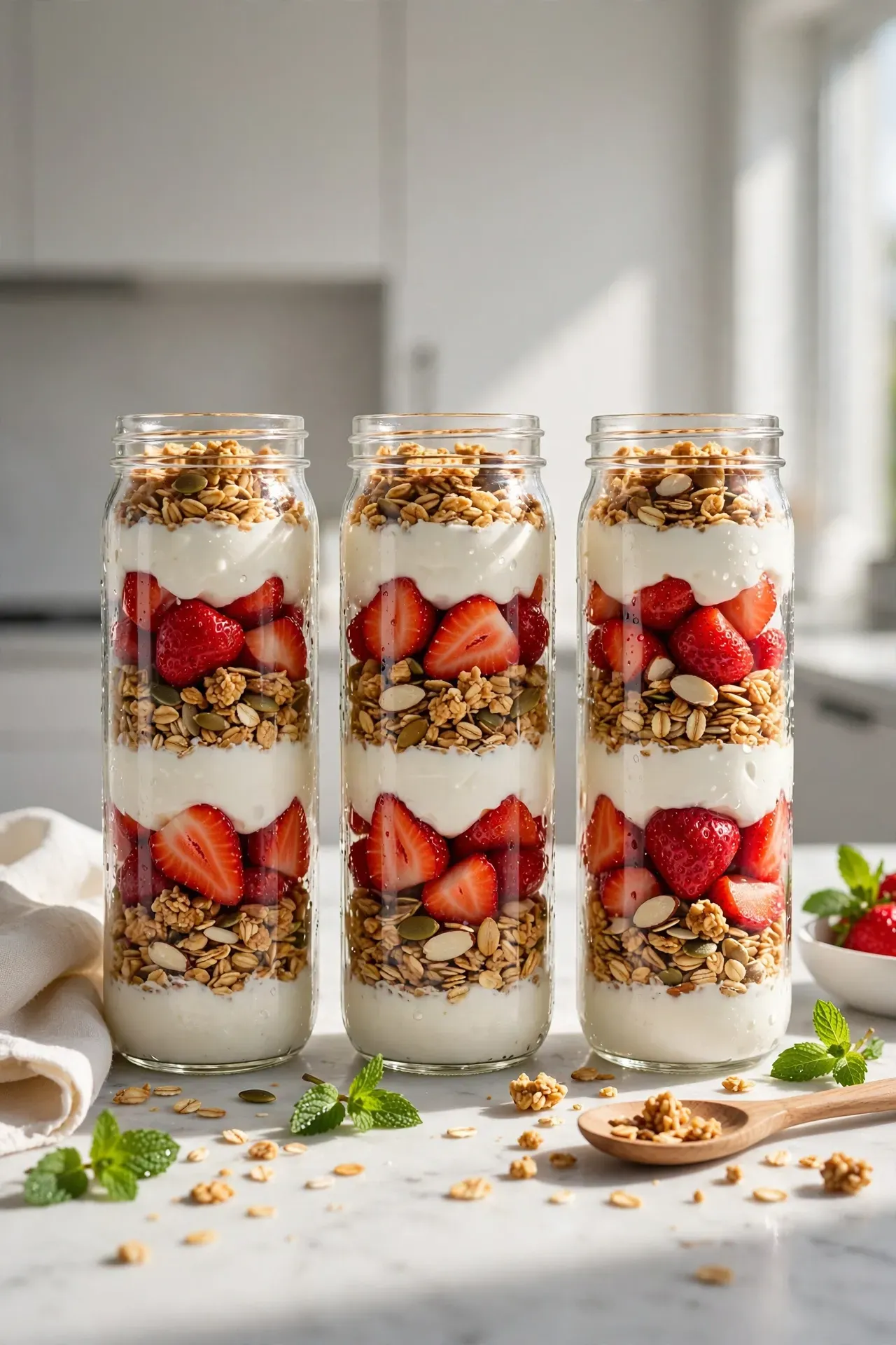 Yogurt Parfait Jars