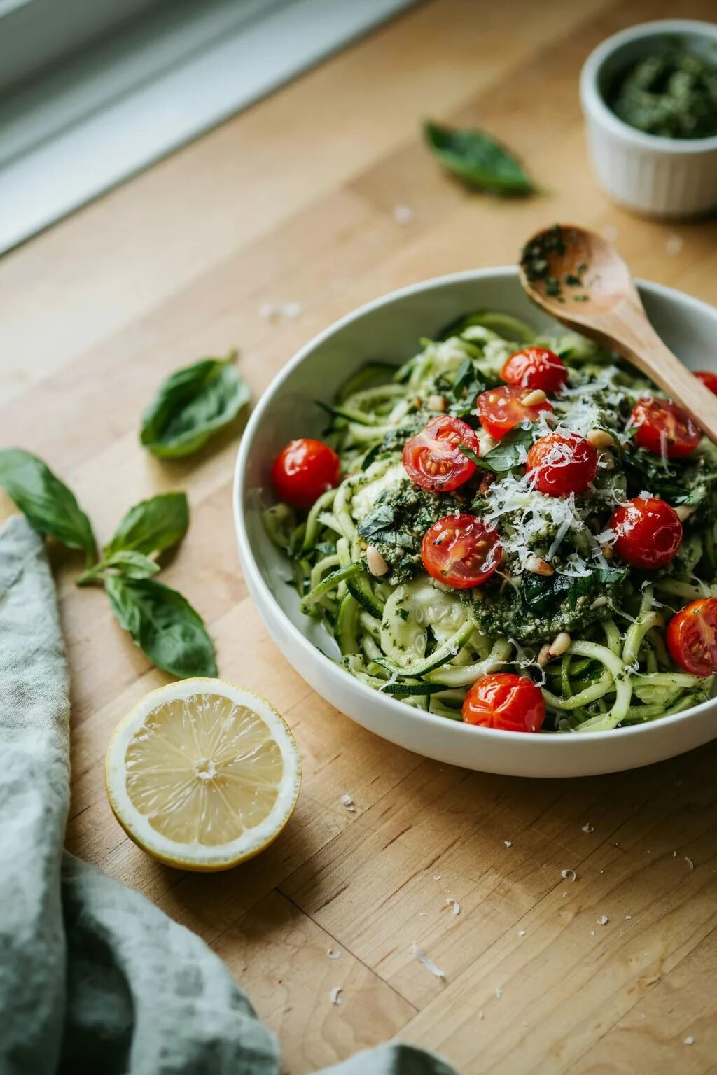 Fast Zucchini Noodle Pasta